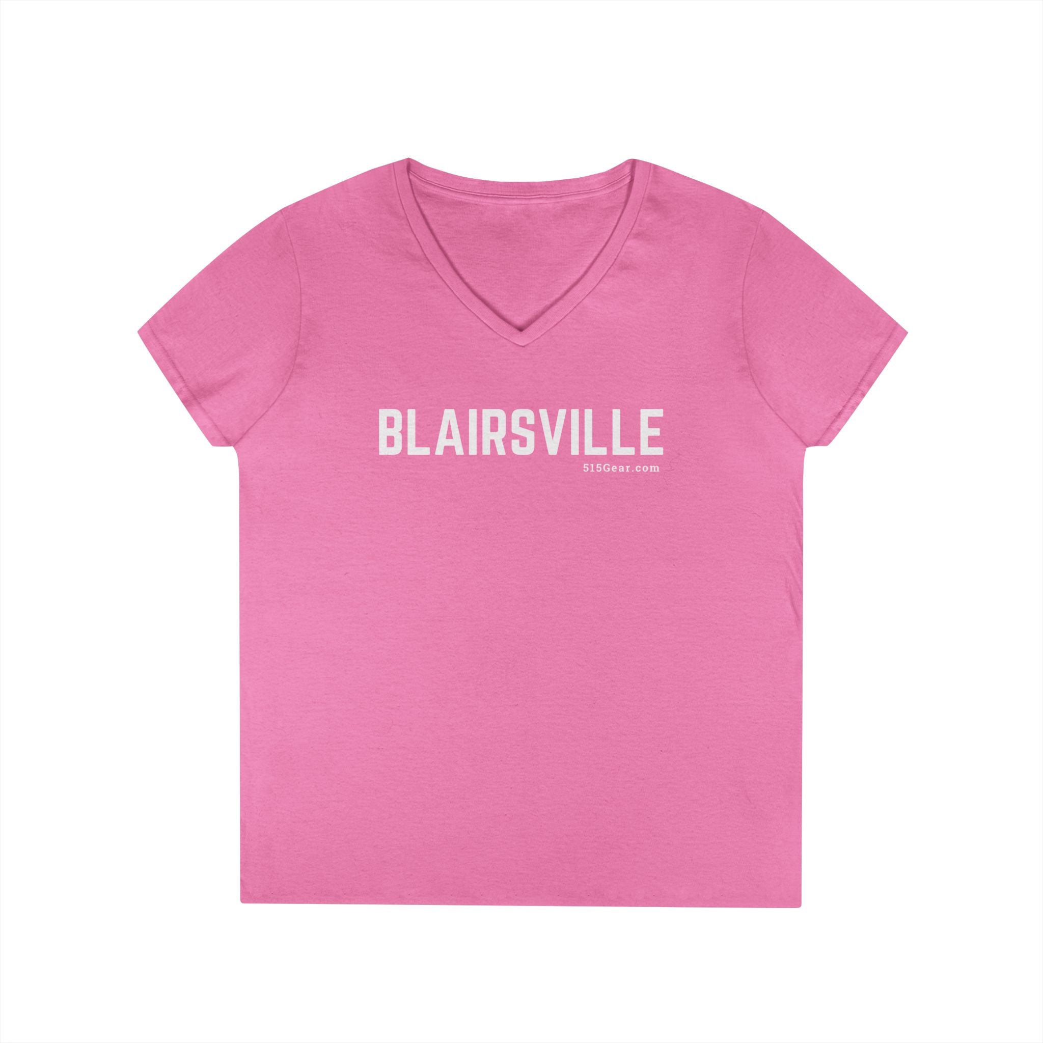 Women’s V-Neck T-shirt, by 515Gear.com | Blairsville, GA | Classic cotton, semi-fitted t-shirt