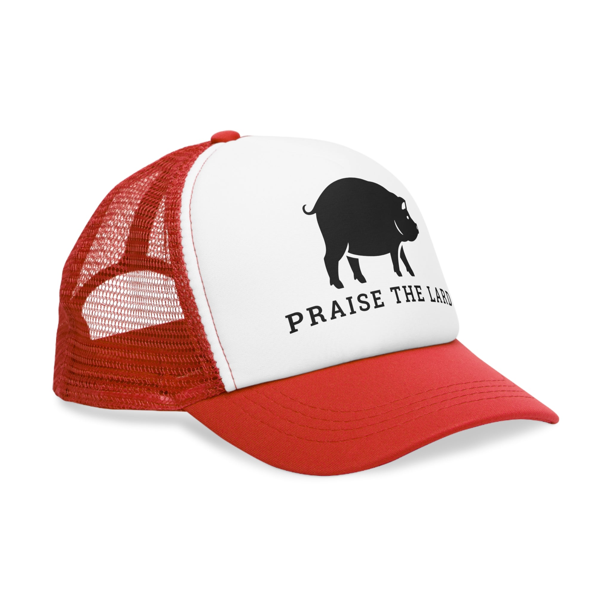 Trucker cap, Praise the Lard Design, by 515Gear.com | Hiawassee, GA | When Pigs Fly