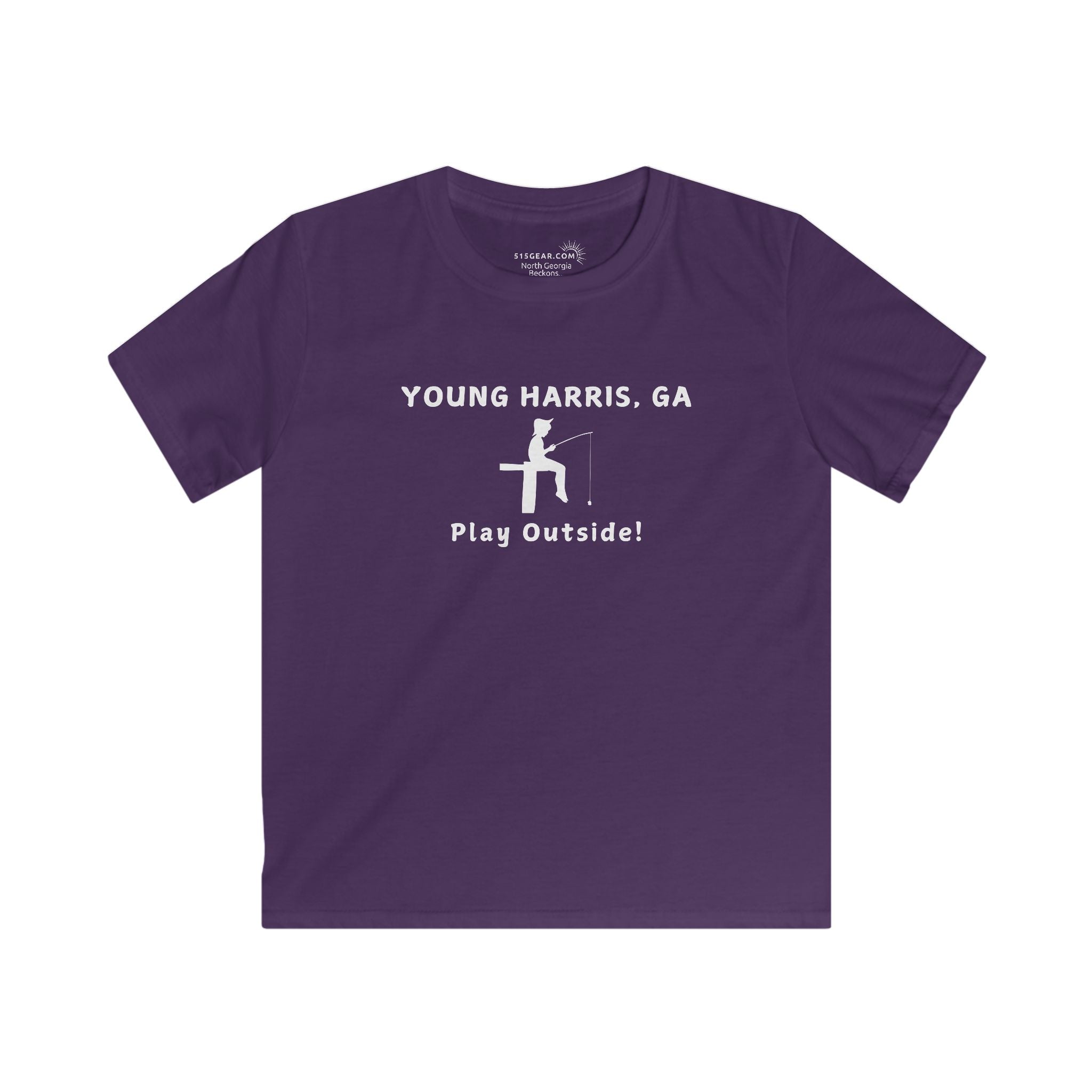 Kid’s T-Shirt, North GA Fishing Adventure by 515Gear.com | Young Harris, GA | Play Outside!