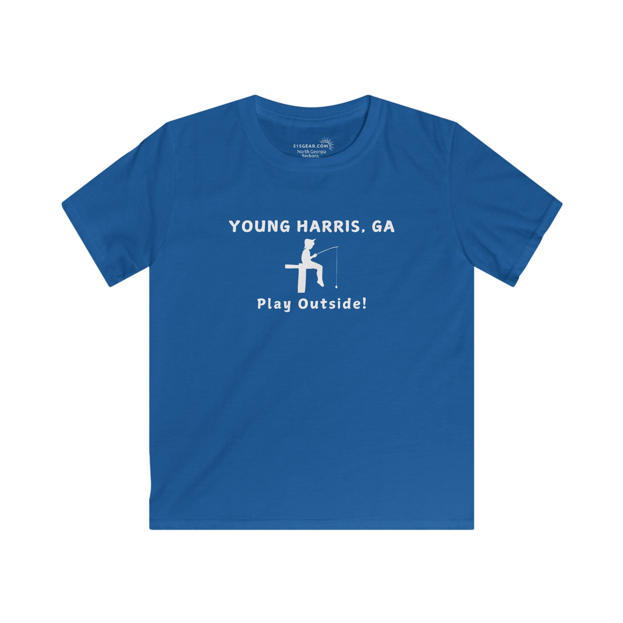 Kid’s T-Shirt, North GA Fishing Adventure by 515Gear.com | Young Harris, GA | Play Outside!