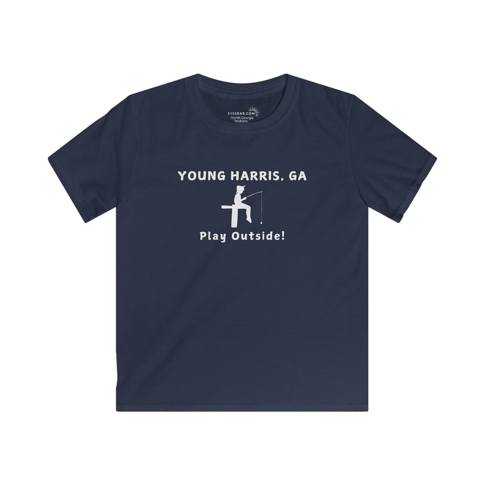 Kid’s T-Shirt, North GA Fishing Adventure by 515Gear.com | Young Harris, GA | Play Outside!