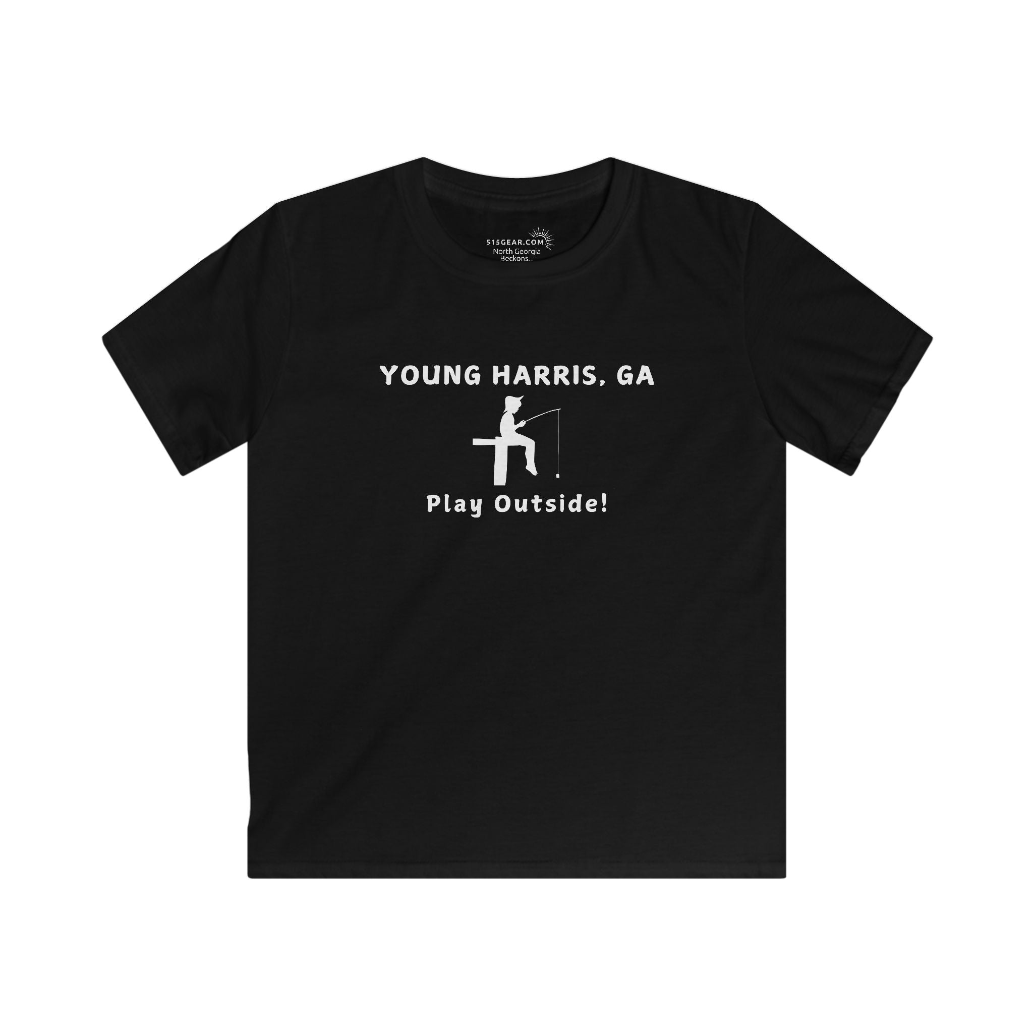 Kid’s T-Shirt, North GA Fishing Adventure by 515Gear.com | Young Harris, GA | Play Outside!