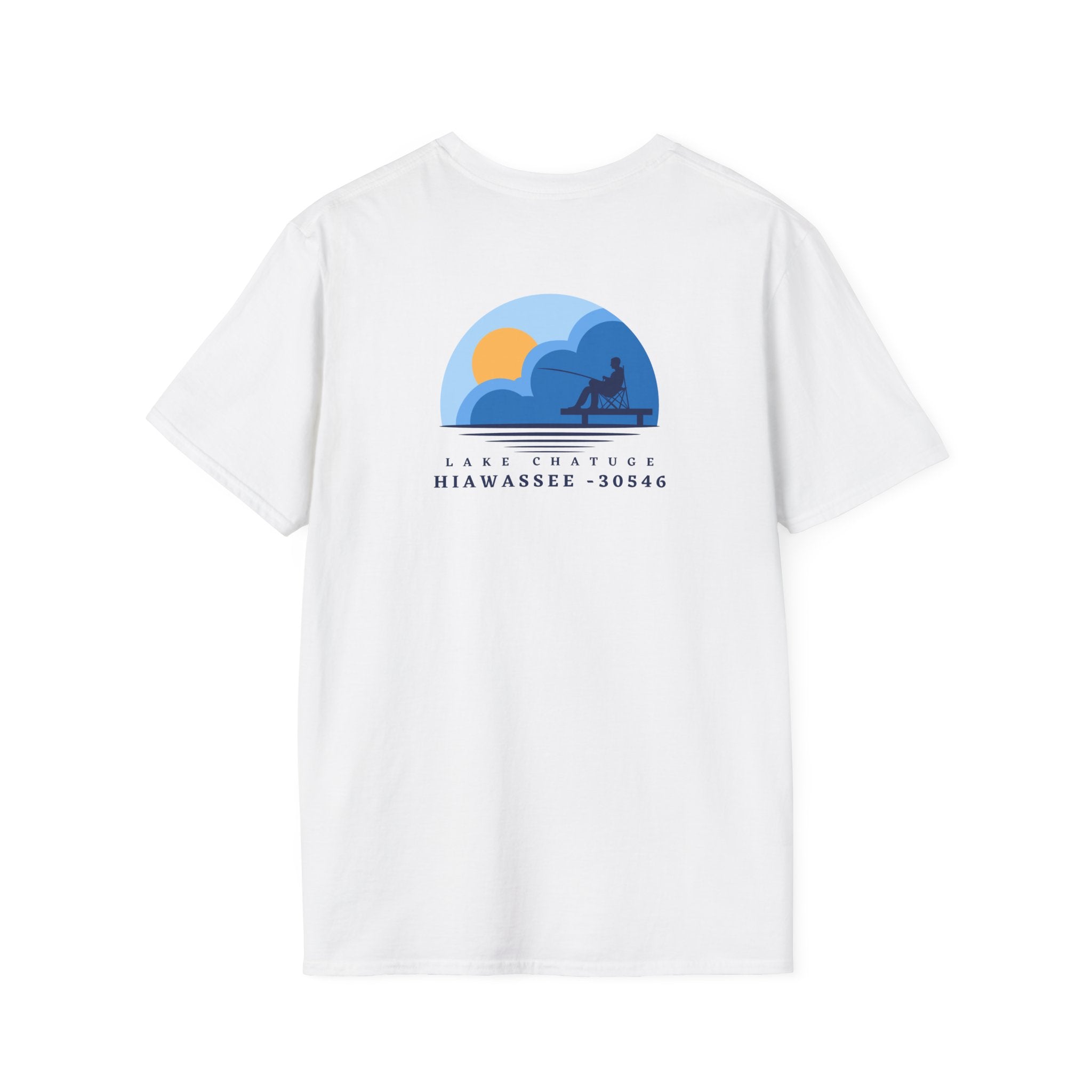 Adult t-shirt, Lake Fishing Graphic, by 515Gear.com | Hiawassee, GA | 30546