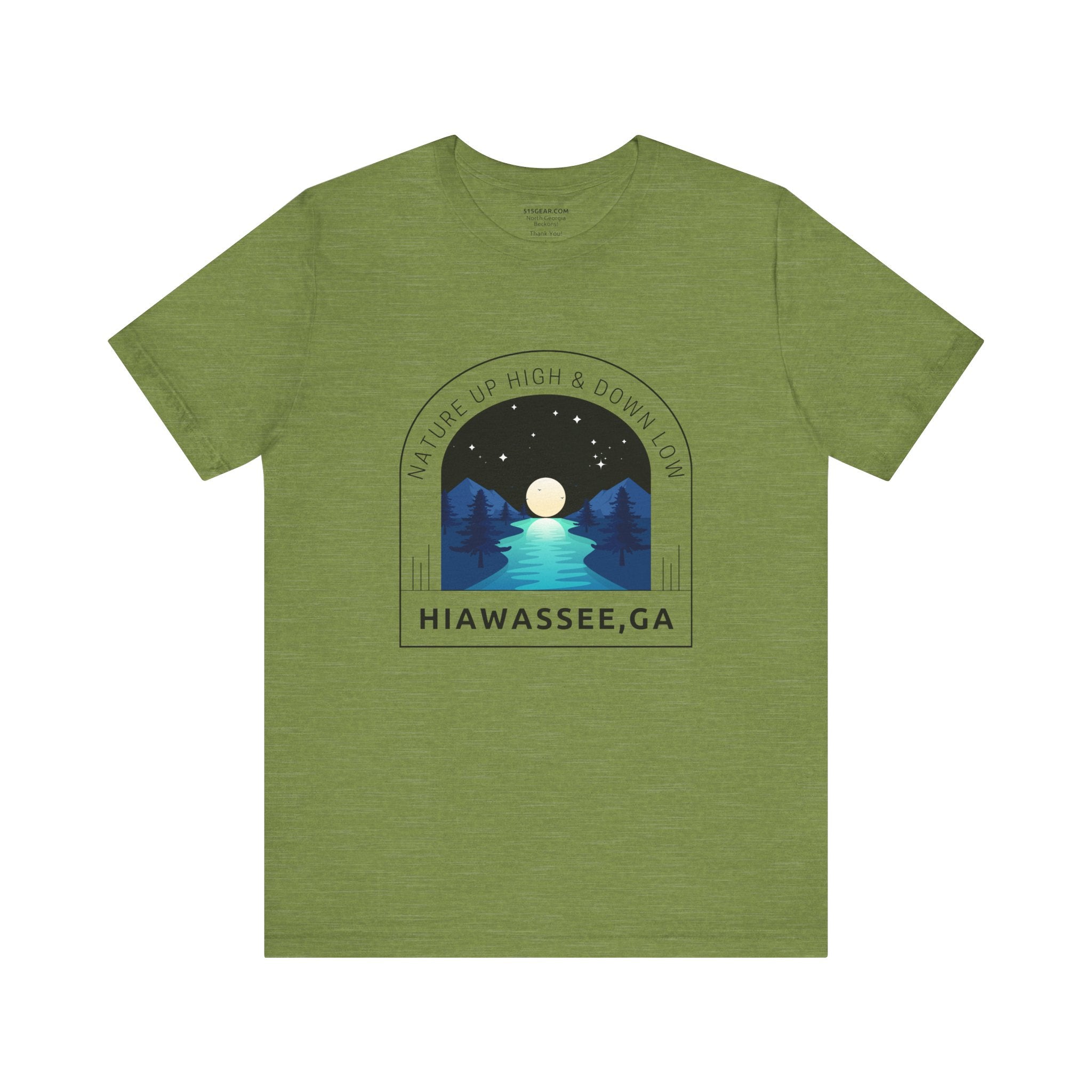 Unisex Adult T-shirt, by 515Gear.com | Hiawassee, GA | Nature up High & Down Below!
