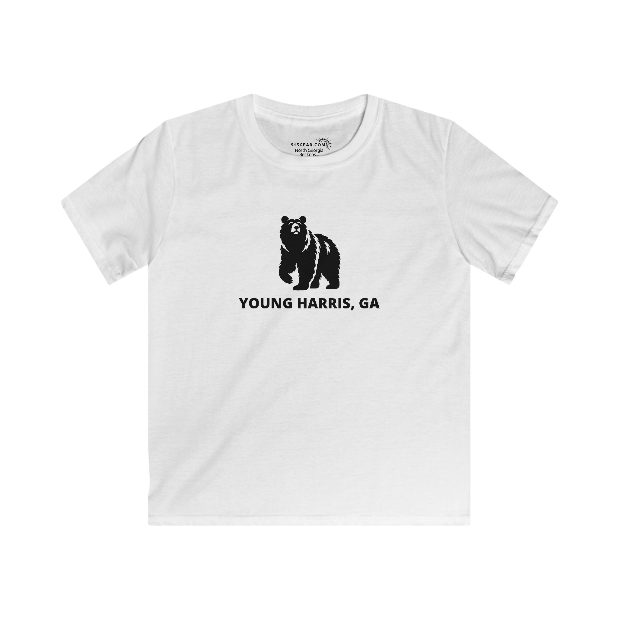 Kid’s T-Shirt, Bear Design, by 515Gear.com | Young Harris, GA | Play Outside!