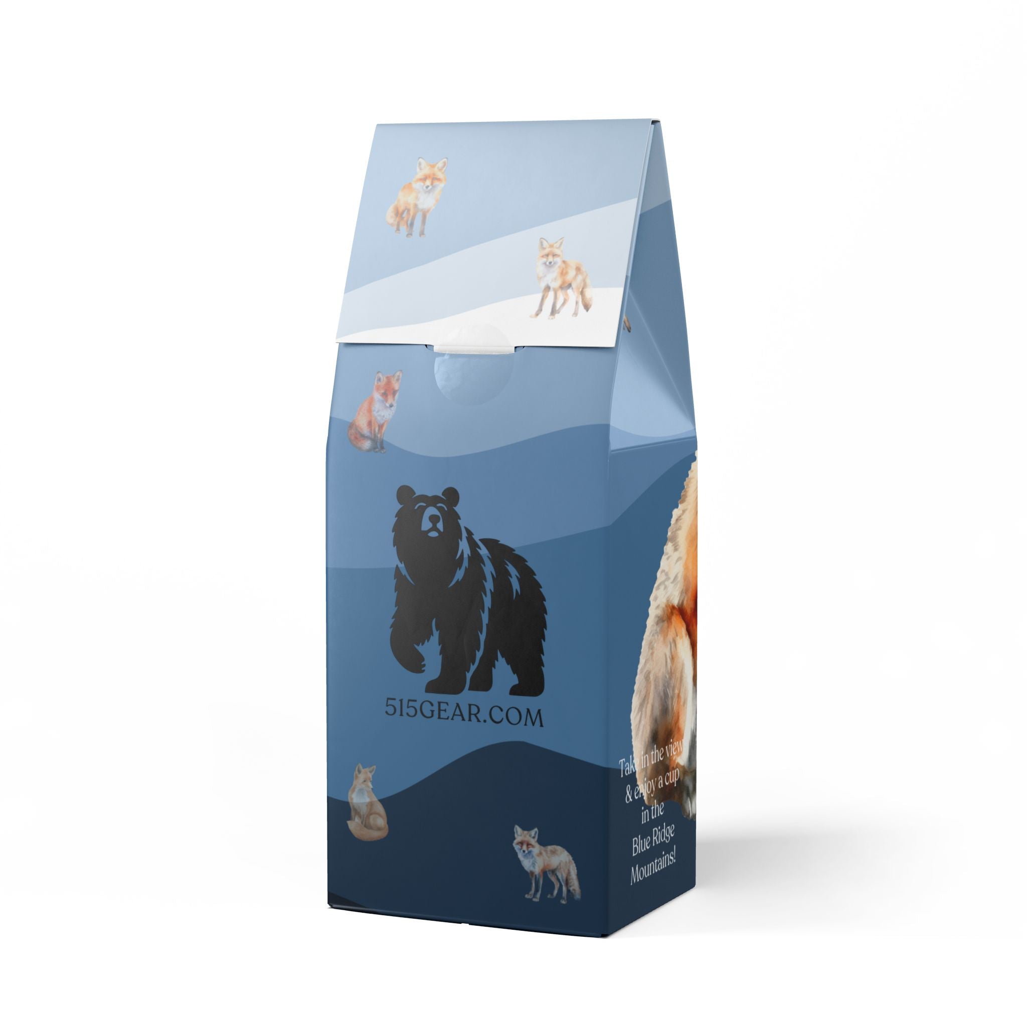 12 oz. Medium Dark Roast Coffee, whole bean or ground, wake up happy! | by 515Gear.com | sourced from Central America