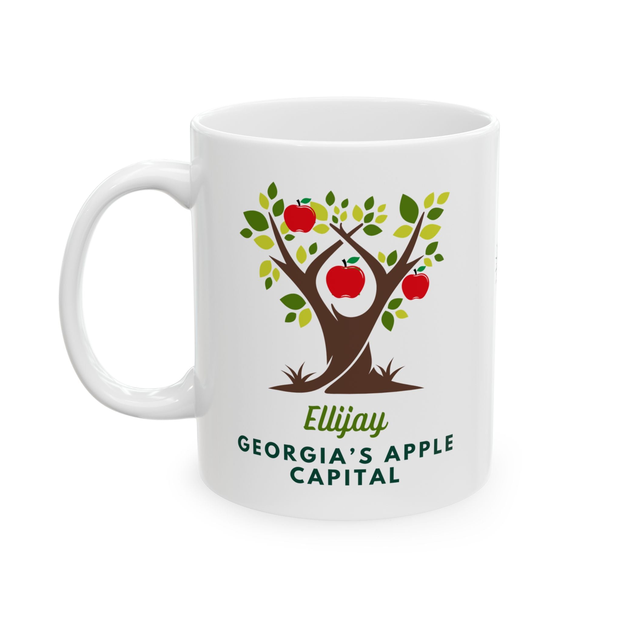 Georgia Apple Capital, Ellijay, GA - Ceramic Mug, (11oz, 15oz)