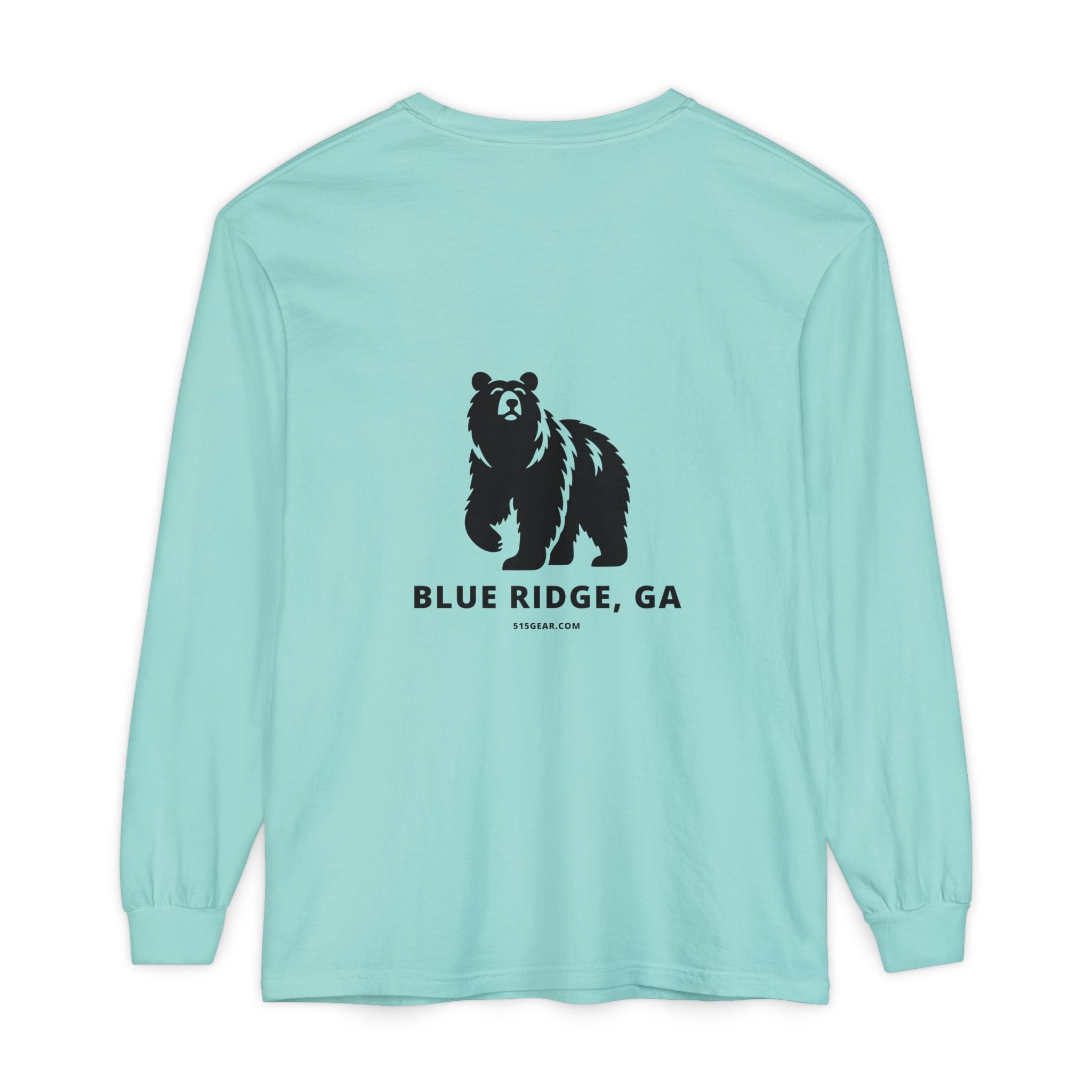 Unisex Adult Long Sleeve T-shirt, Bear Design by 515Gear.com | Blue Ridge, GA | Please don't feed the bears!