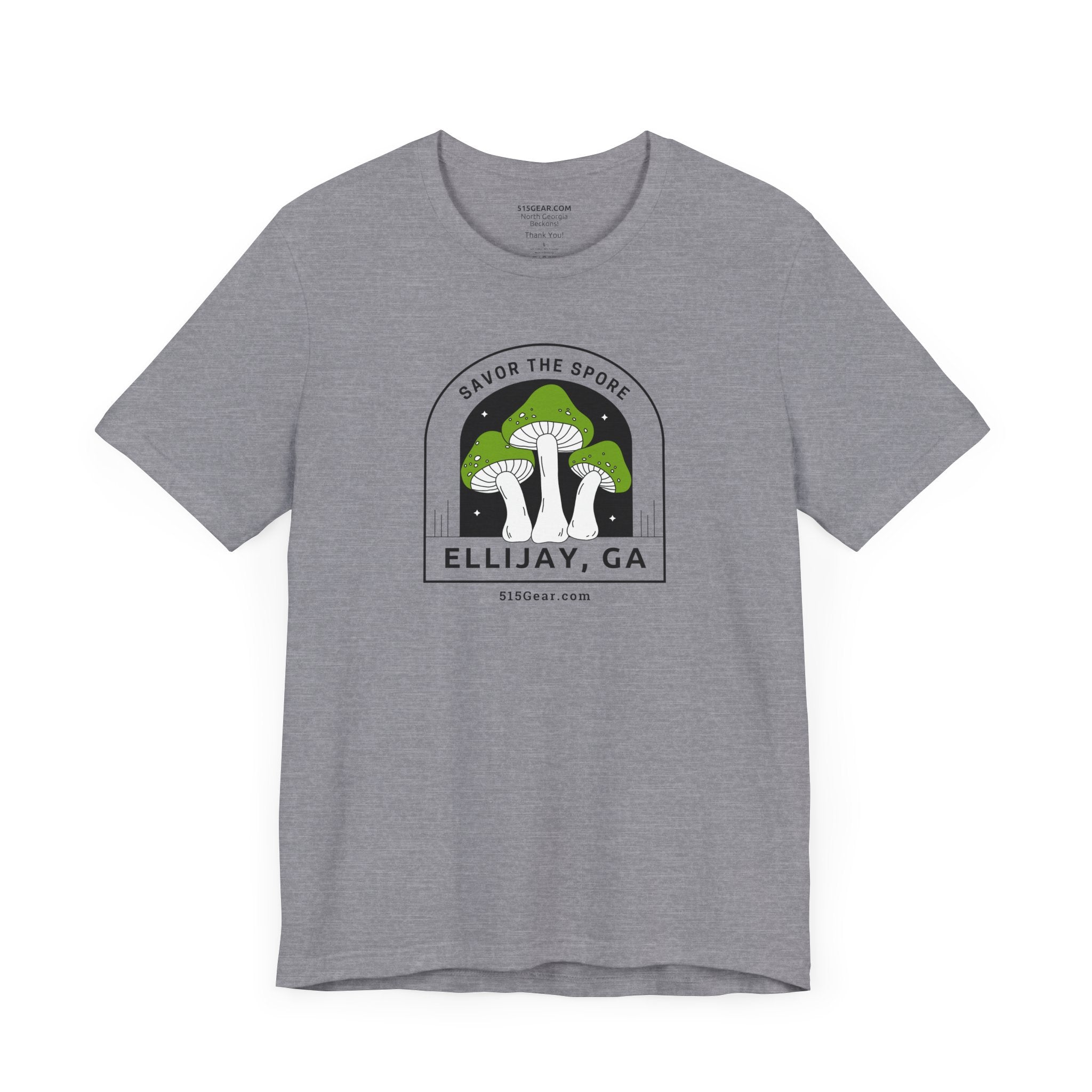 Unisex Adult T-shirt, by 515Gear.com | Ellijay, GA | Savor the Spore!