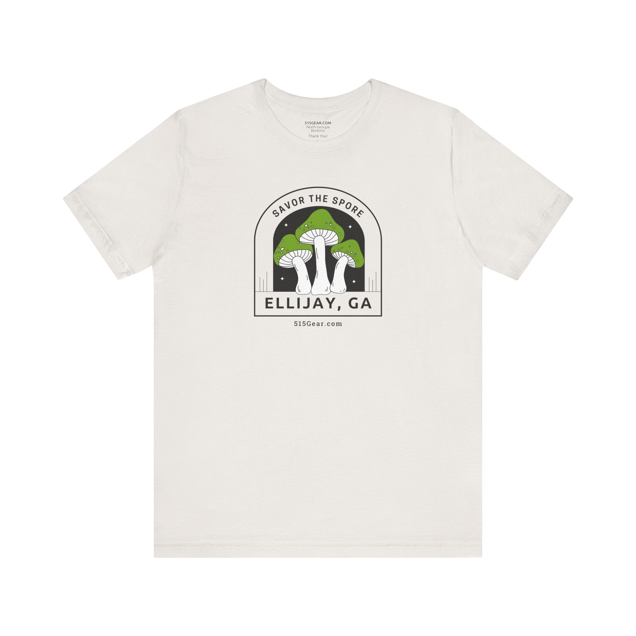 Unisex Adult T-shirt, by 515Gear.com | Ellijay, GA | Savor the Spore!