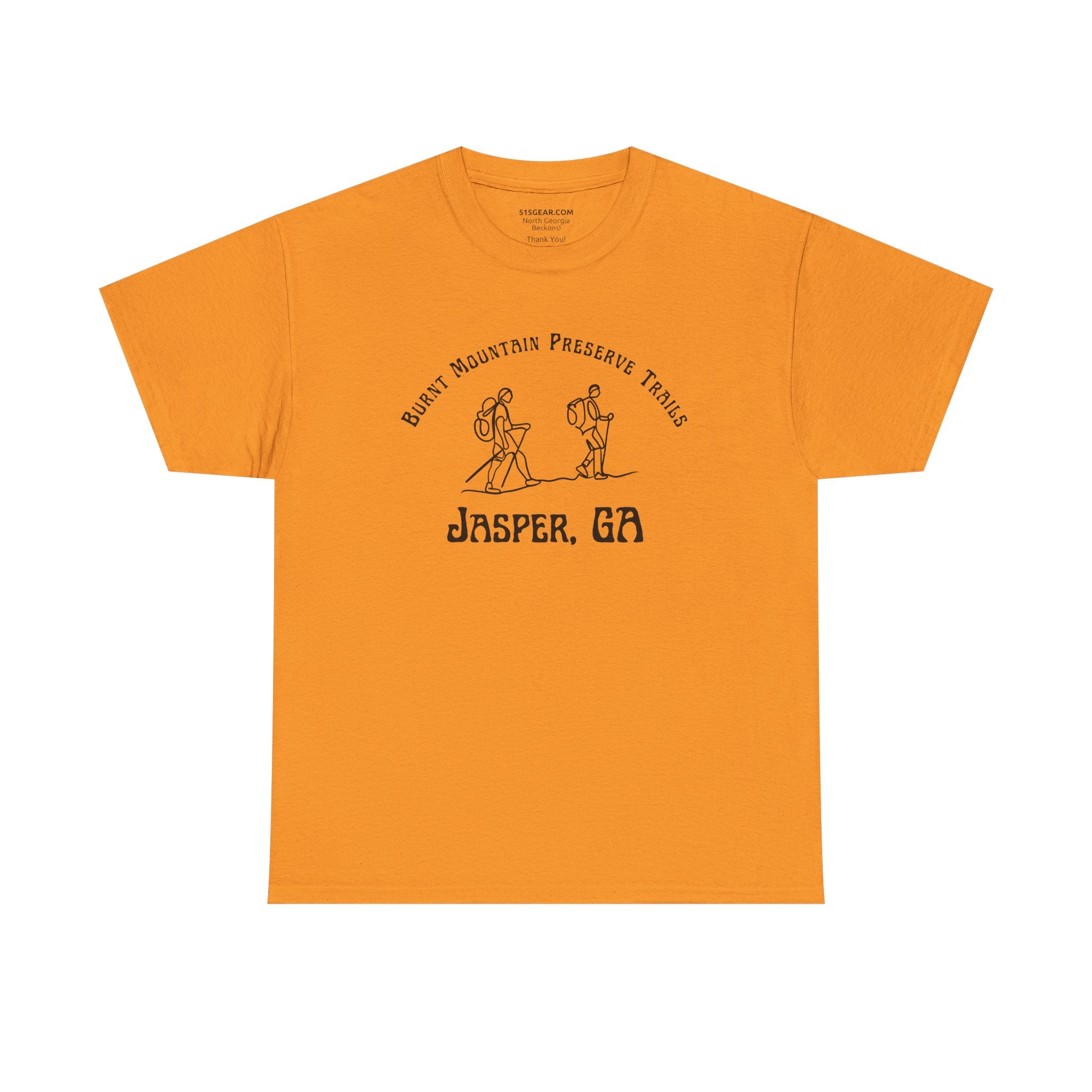 unisex adult T-shirt, Brunt Mountain Preserve, by 515Gear.com | Jasper, GA | Take to the Trails!