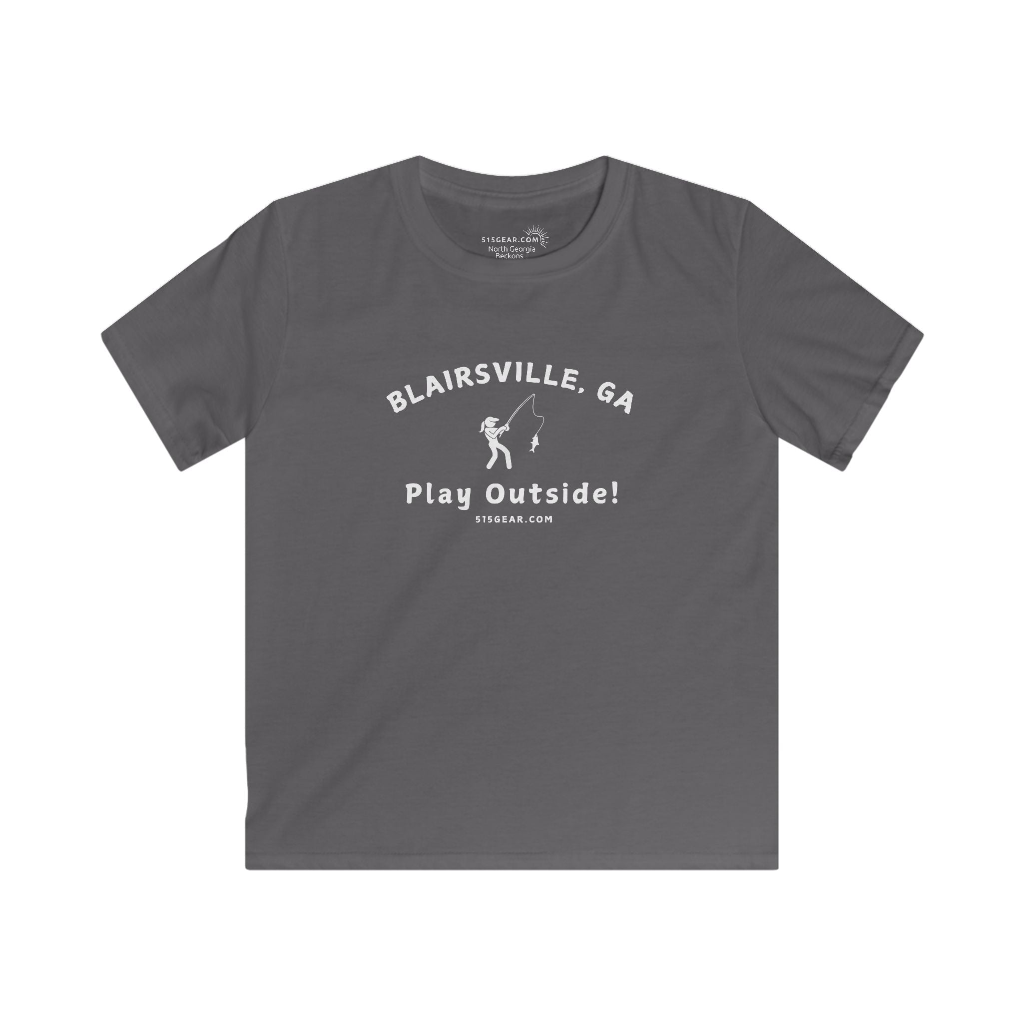 Kid’s T-Shirt, North GA Angler Adventure by 515Gear.com | Blairsville, GA | Play Outside!