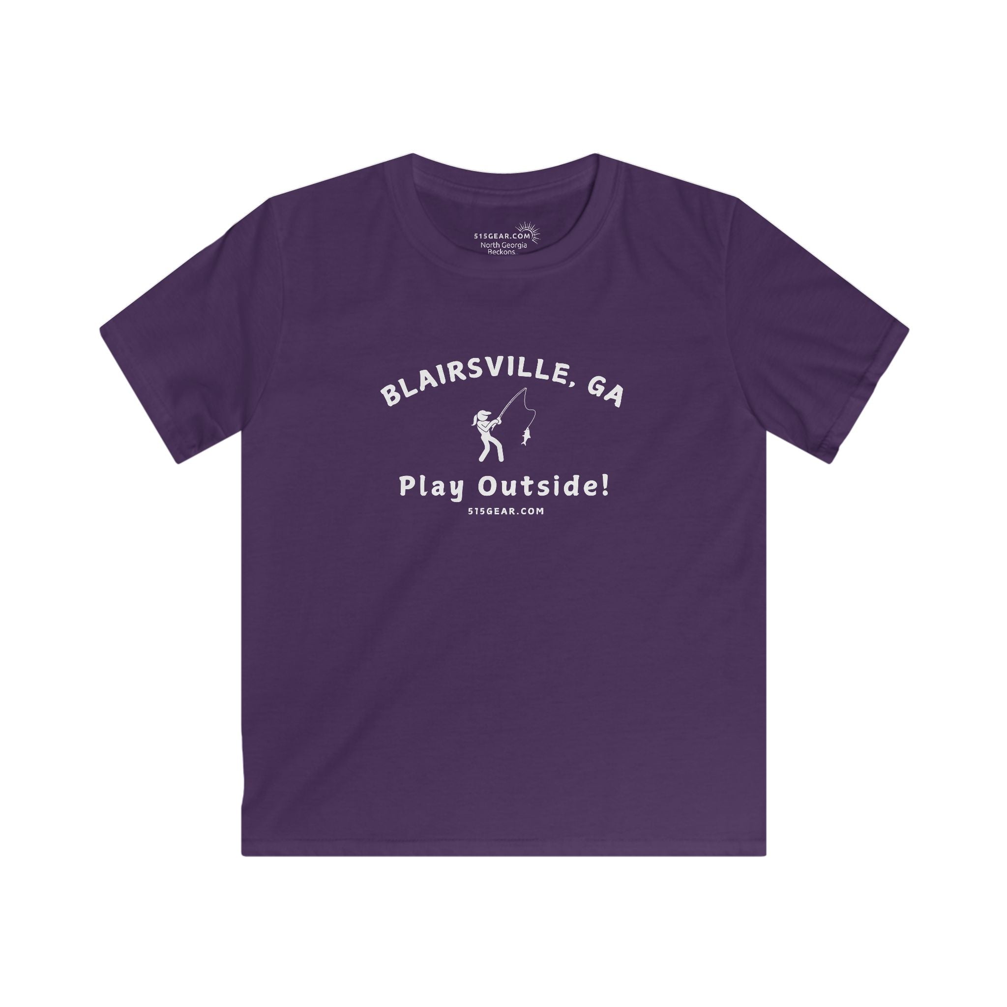 Kid’s T-Shirt, North GA Angler Adventure by 515Gear.com | Blairsville, GA | Play Outside!