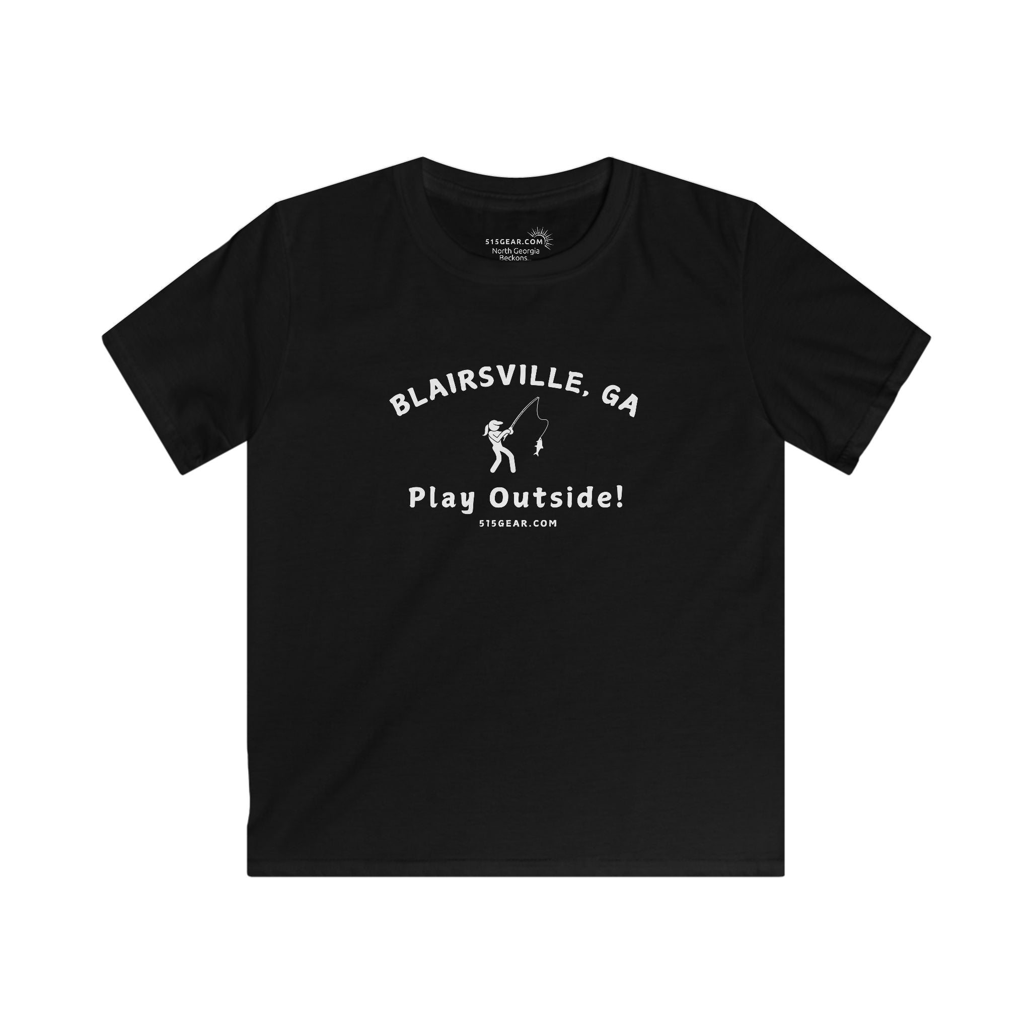 Kid’s T-Shirt, North GA Angler Adventure by 515Gear.com | Blairsville, GA | Play Outside!