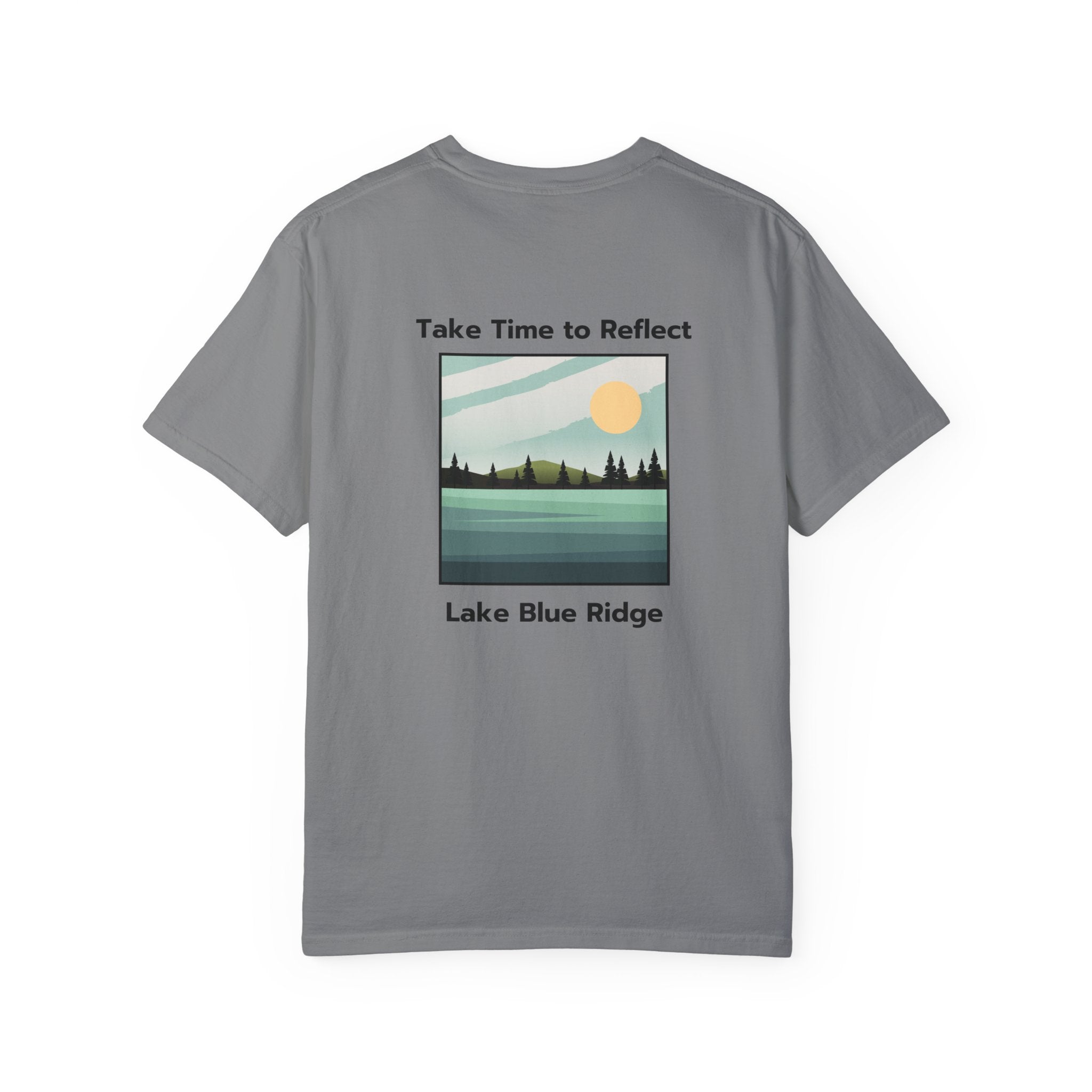 Unisex Adult T-shirt, Lake Blue Ridge, by 515Gear.com | Blue Ridge, GA | Time to Reflect!