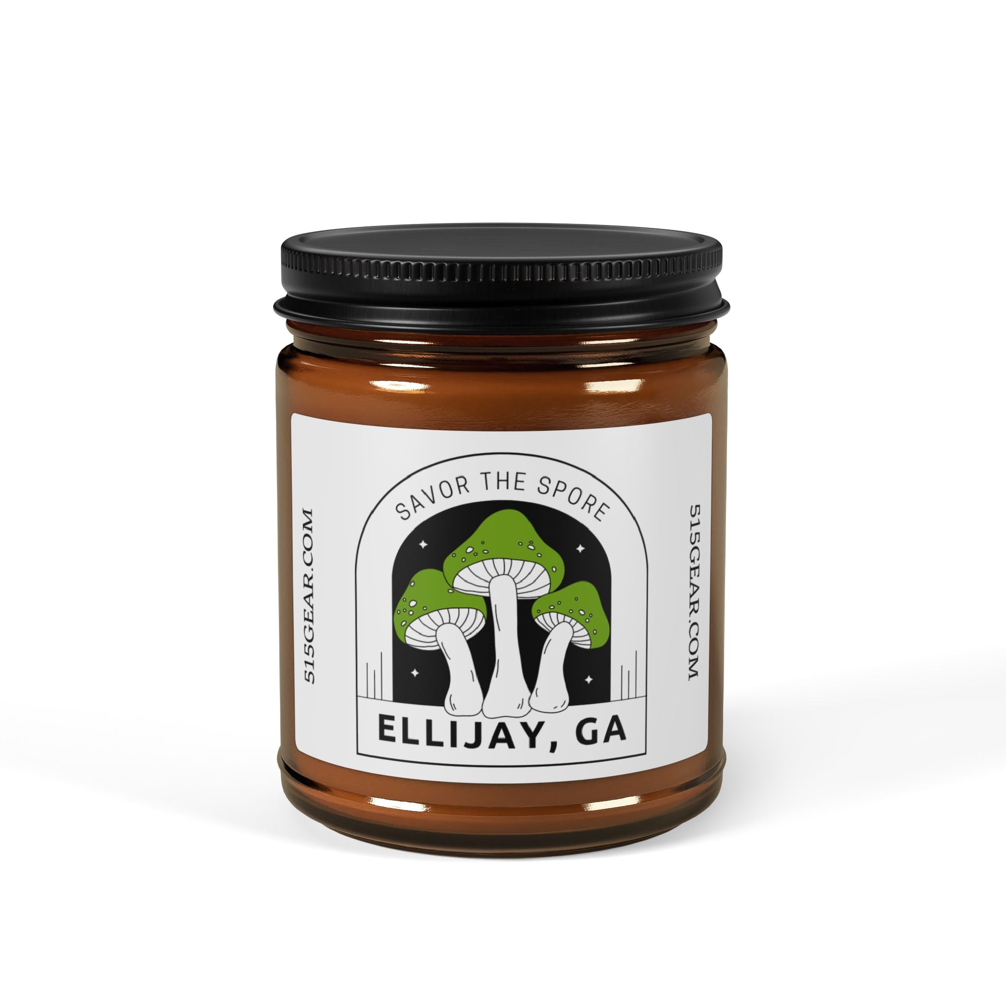 Soy Candle, 9 ounces, Savor the Spore design by 515Gear.com | Ellijay, GA | aromatherapy for you!