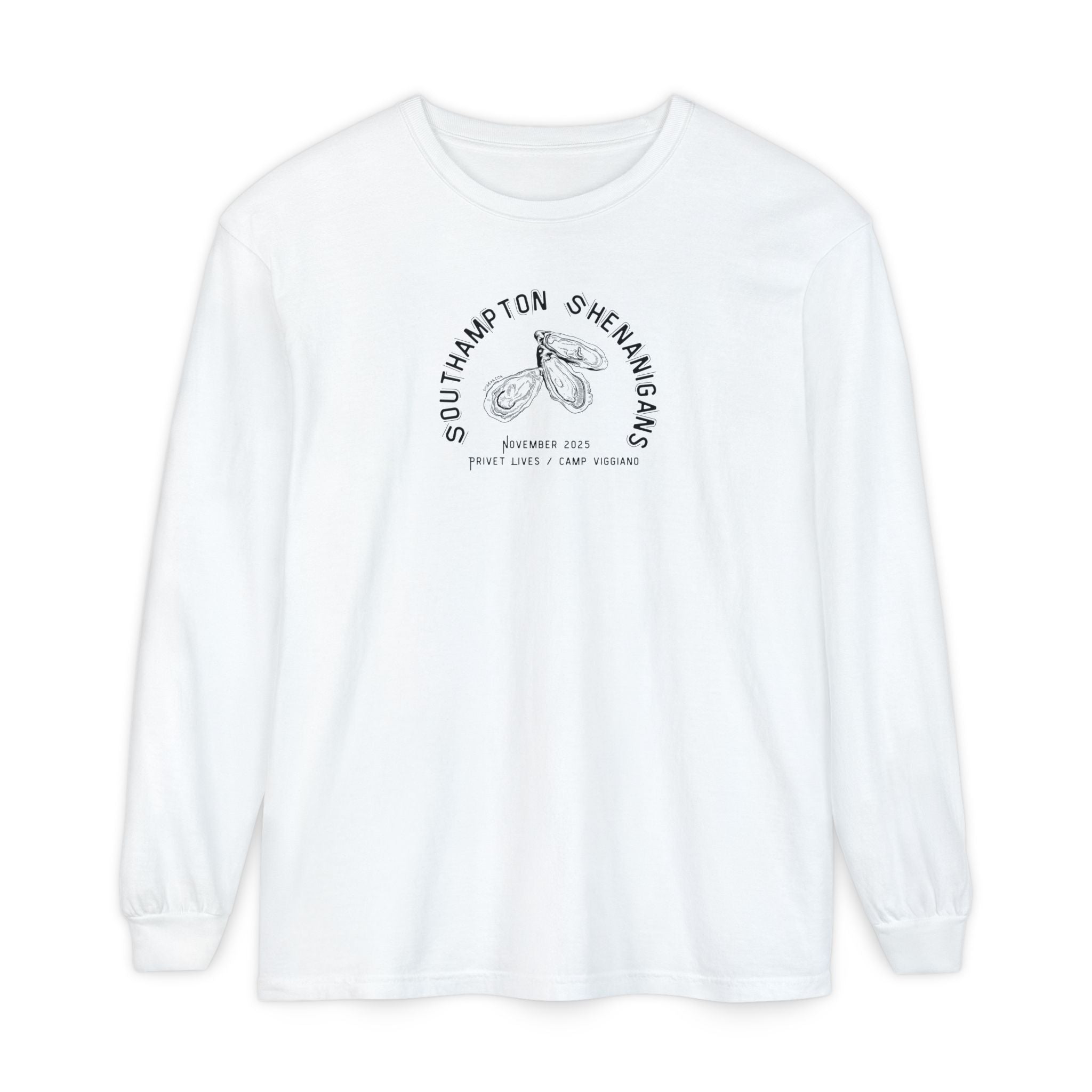 Southampton Shenanigans - 2025 Privet Lives / Camp Viggiano Long Sleeve Tee (Comfort Colors®)