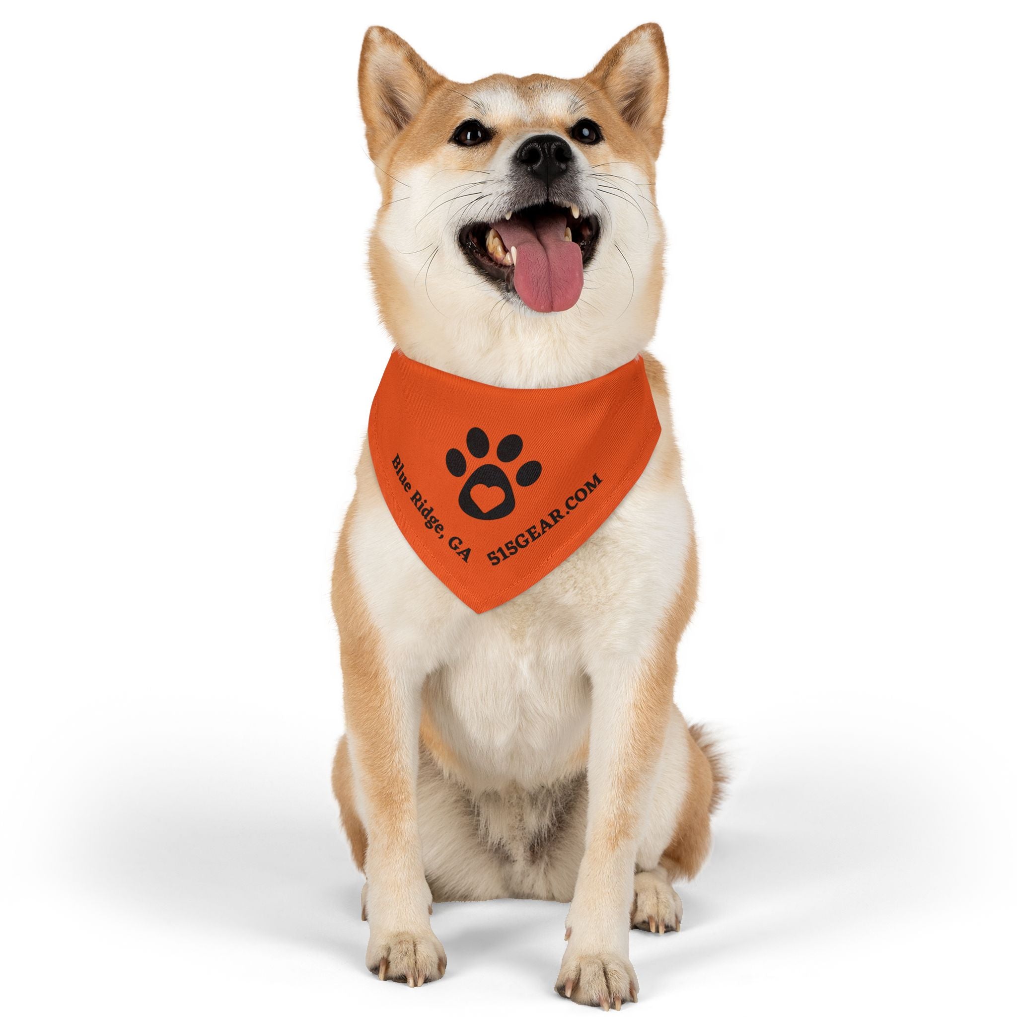Blue Ridge - Orange 515Gear Pet Bandana Collar
