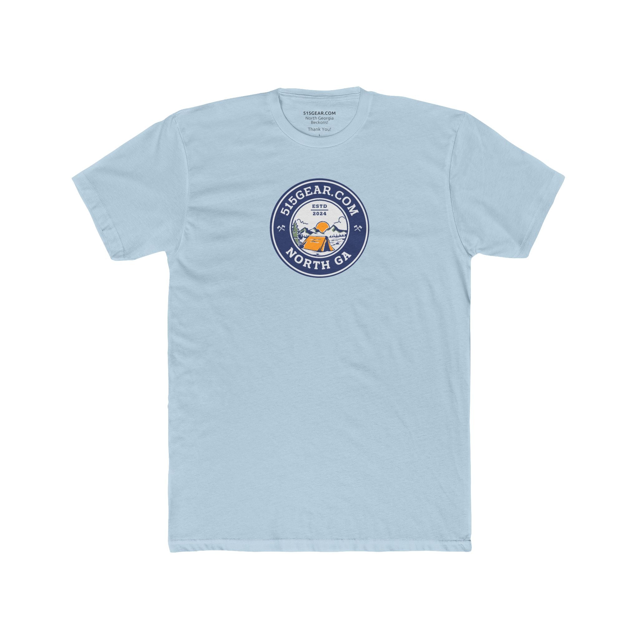 unisex adult T-shirt, Campsite graphic | 515Gear.com | Your North Georgia Adventure awaits!