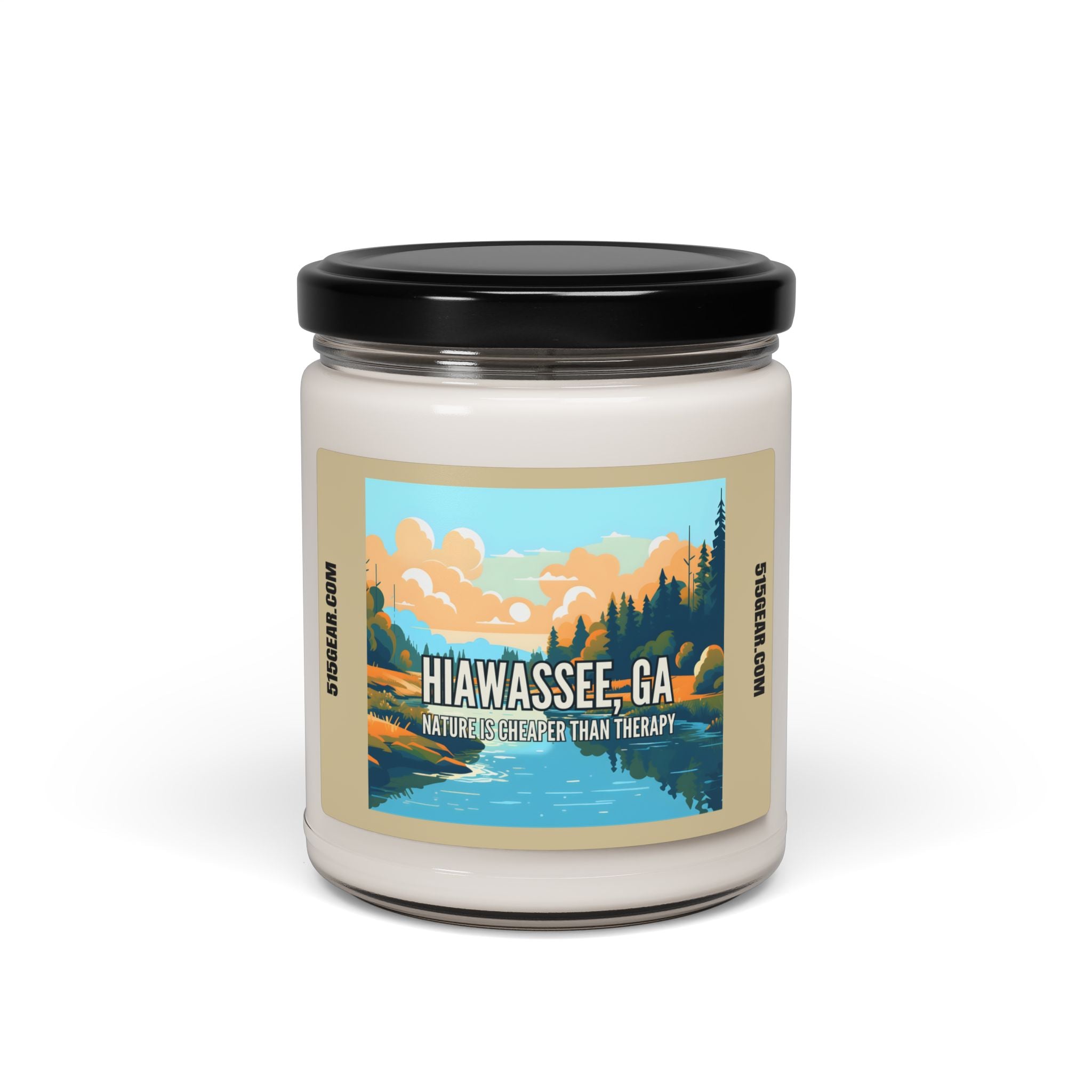 Soy Candle, Nature is Cheaper than Therapy design by 515Gear.com | Hiawassee, GA | aromatherapy for you!