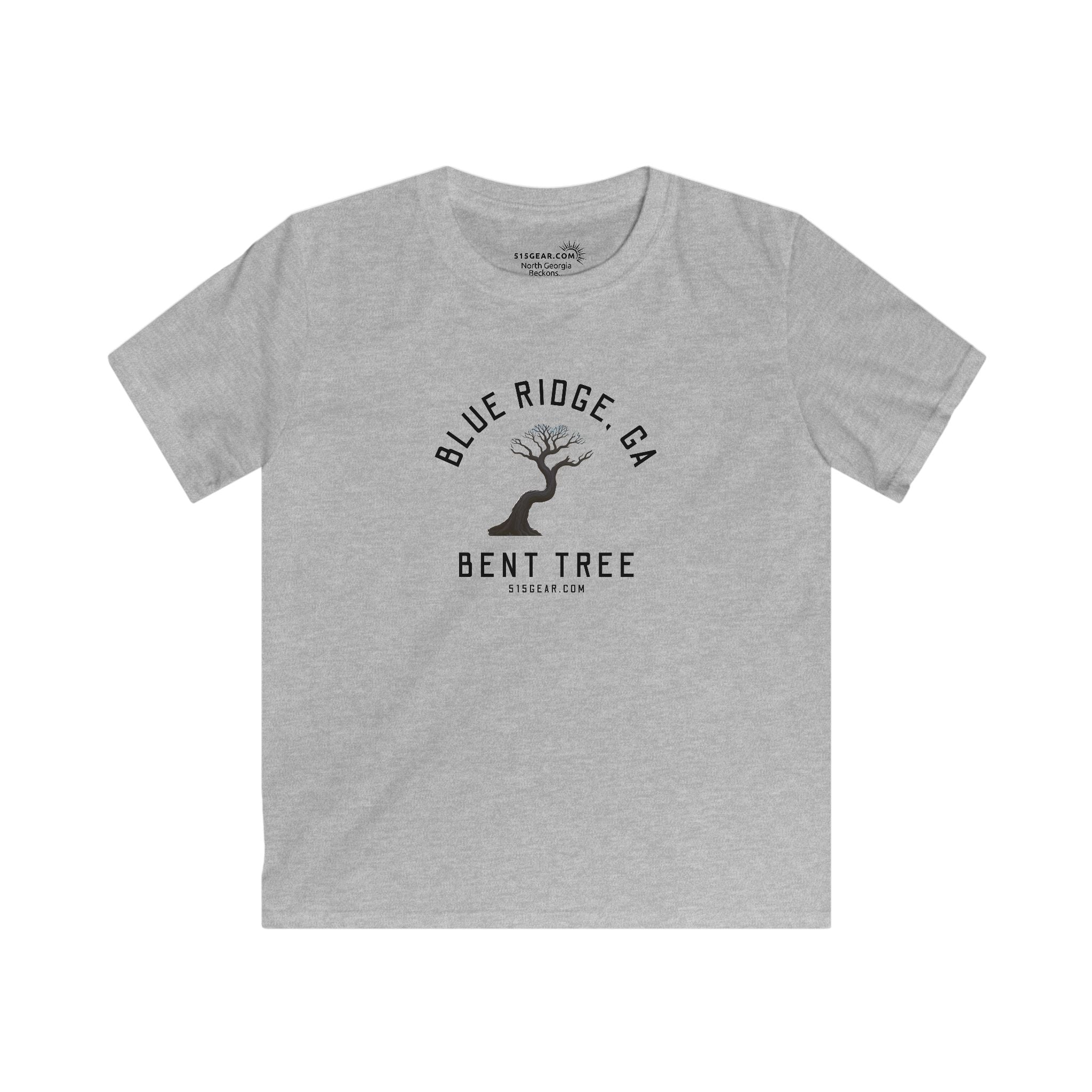 Kid’s T-Shirt, Bent Tree design by515Gear.com | Blue Ridge, GA | Don't leave the trail!
