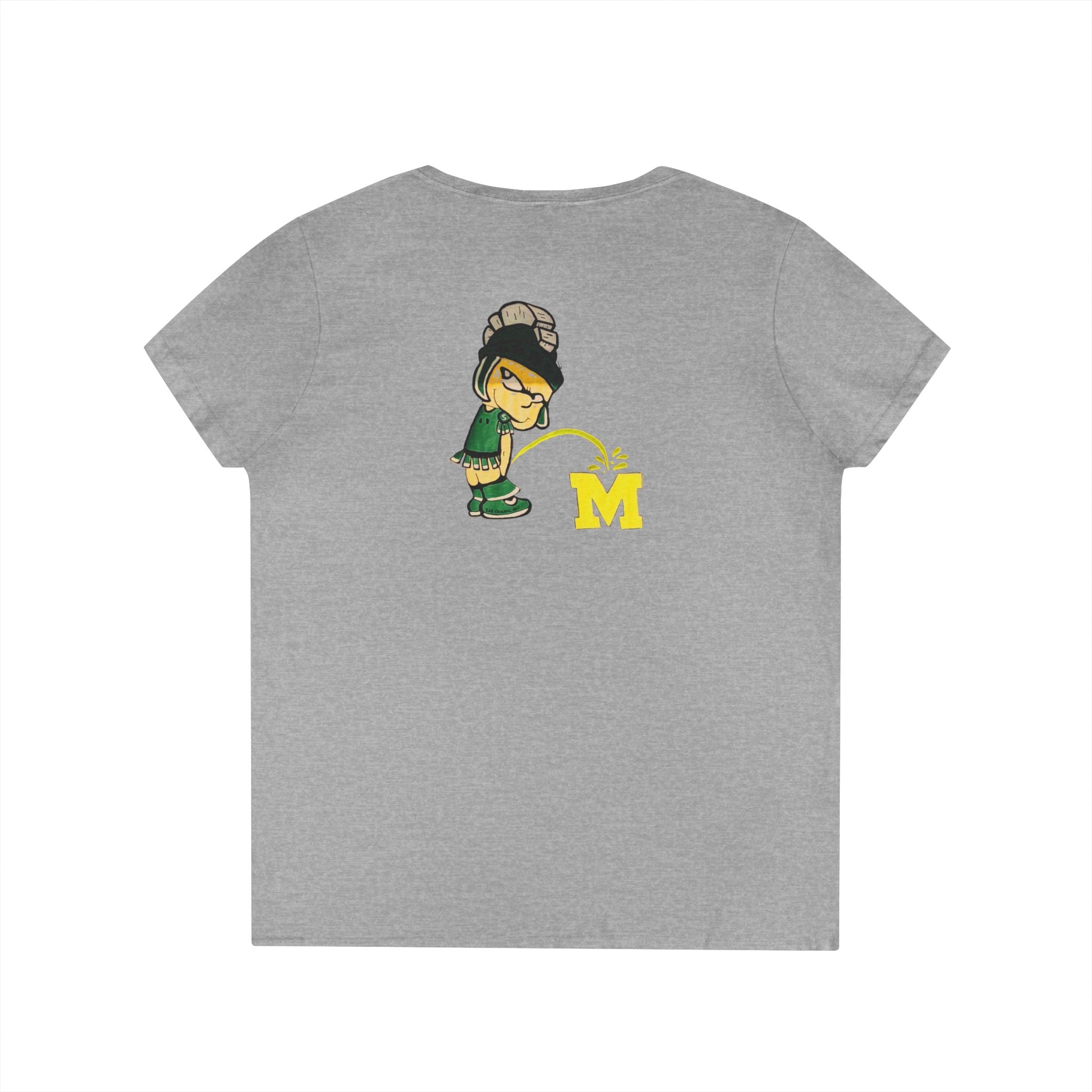 EASy Does It - No Neutral Zone Always Spartan V-Neck Tee