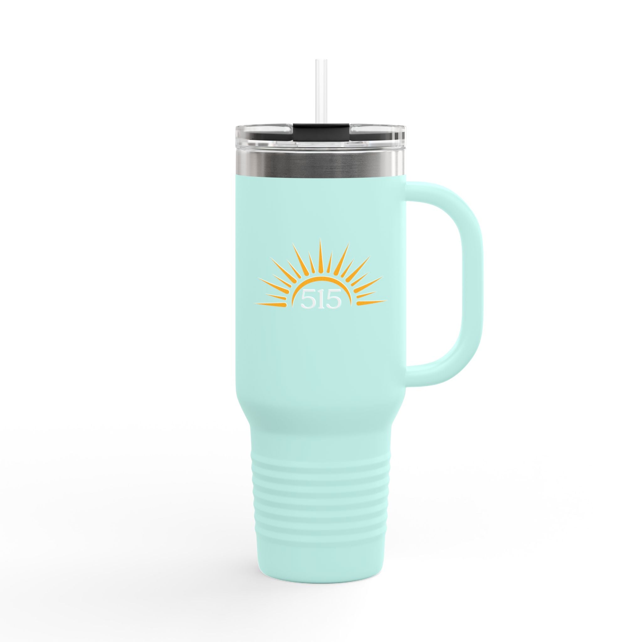 40 oz Travel Mug, 515 Sunshine Graphic | by 515Gear.com | Soak up the Sun!