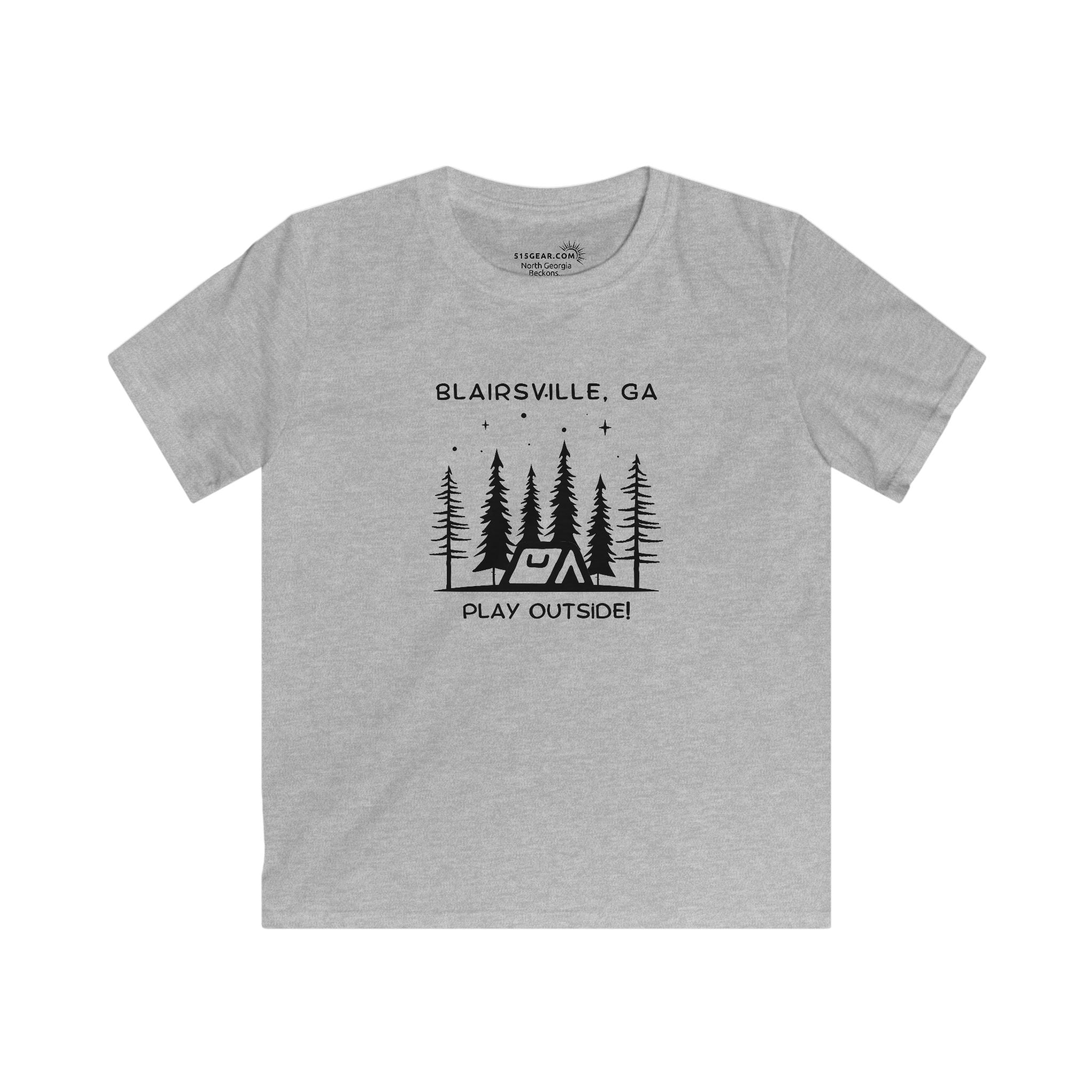 Kid’s T-Shirt, North GA Camping, by 515Gear.com | Blairsville, GA | Play Outside!