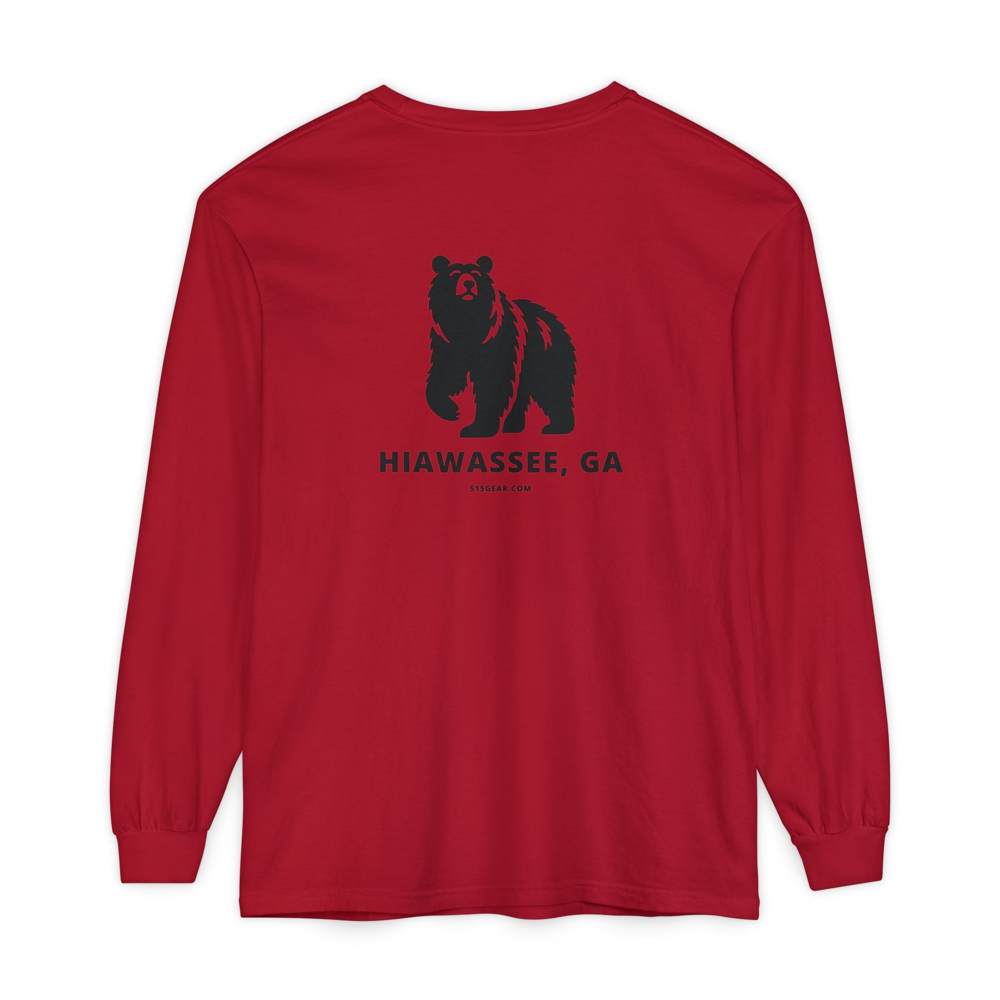 Unisex Adult Long Sleeve T-shirt, Bear Design by 515Gear.com | Hiawassee, GA | Please don't feed the bears!