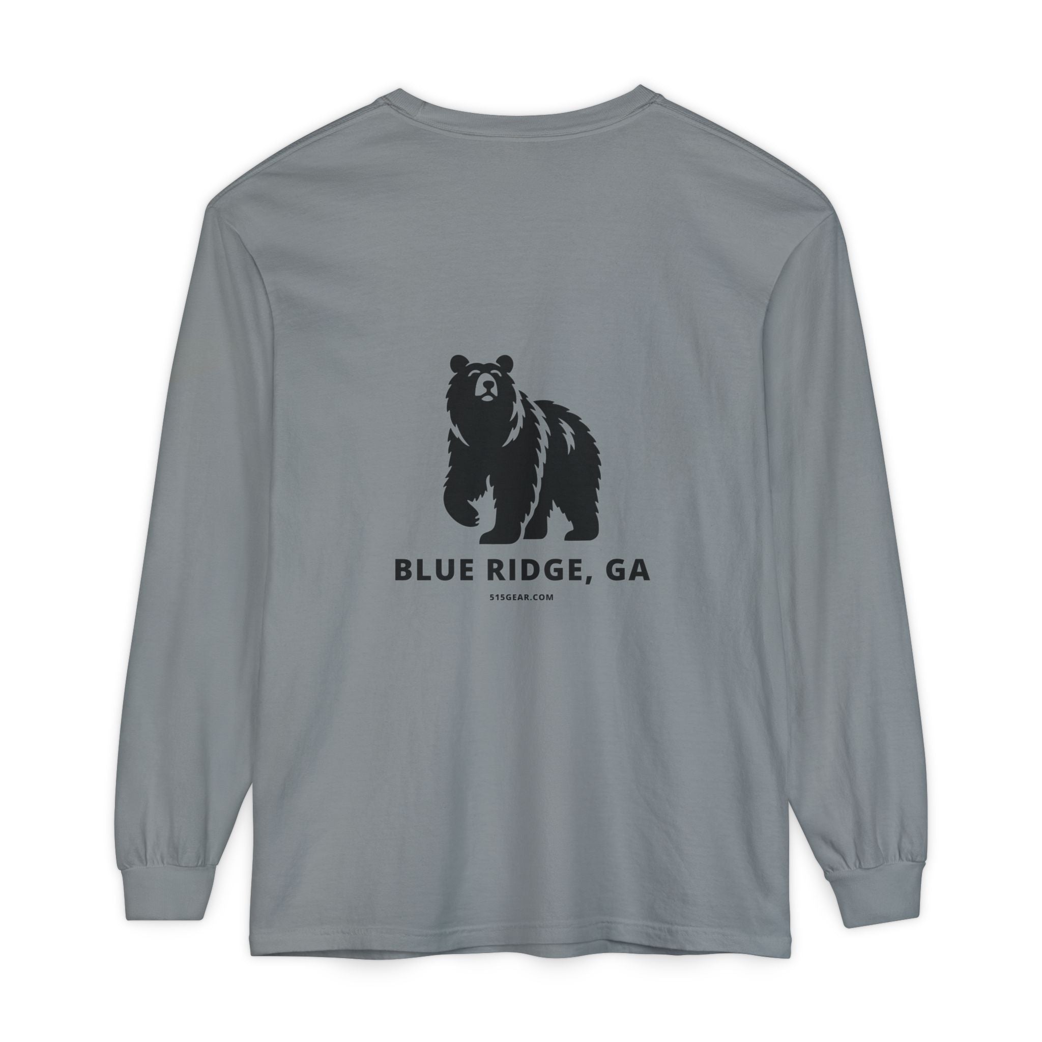 Unisex Adult Long Sleeve T-shirt, Bear Design by 515Gear.com | Blue Ridge, GA | Please don't feed the bears!
