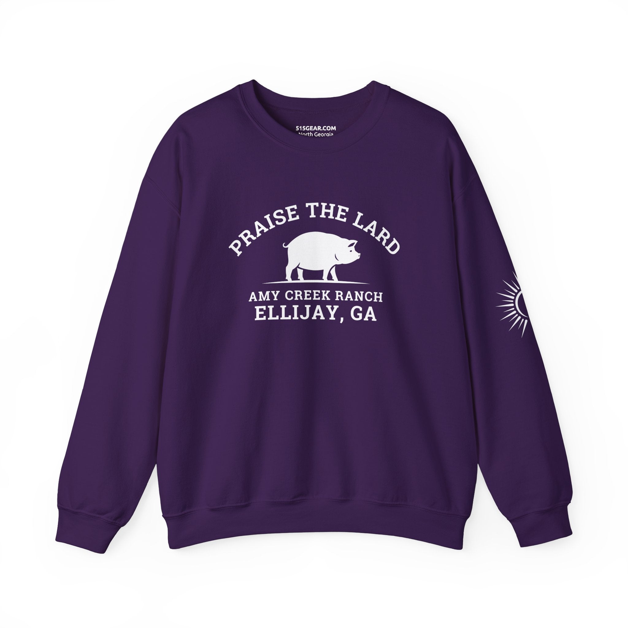 Sweatshirt, Praise the Lard Design, by 515Gear.com | Ellijay, GA | Amy Creek