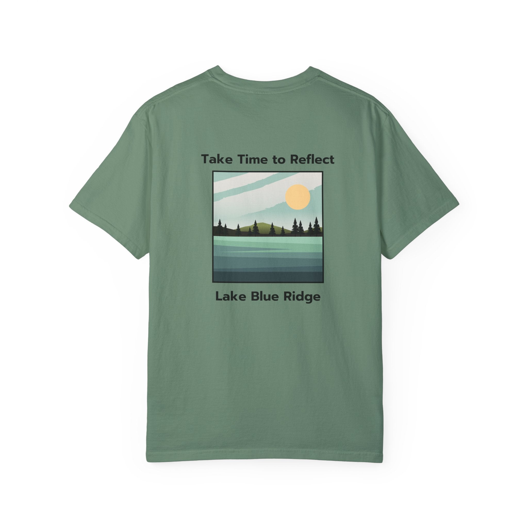 Unisex Adult T-shirt, Lake Blue Ridge, by 515Gear.com | Blue Ridge, GA | Time to Reflect!
