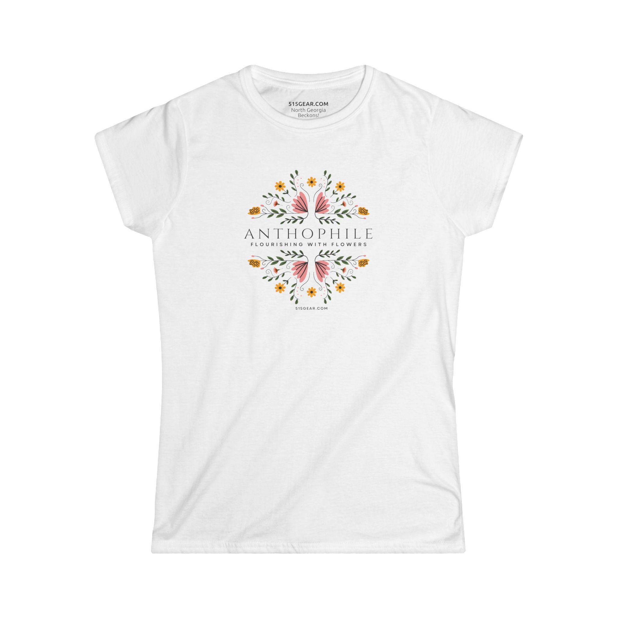 Women’s T-shirt, Anthophile meaning plant lovers | by 515Gear.com | Life is a garden