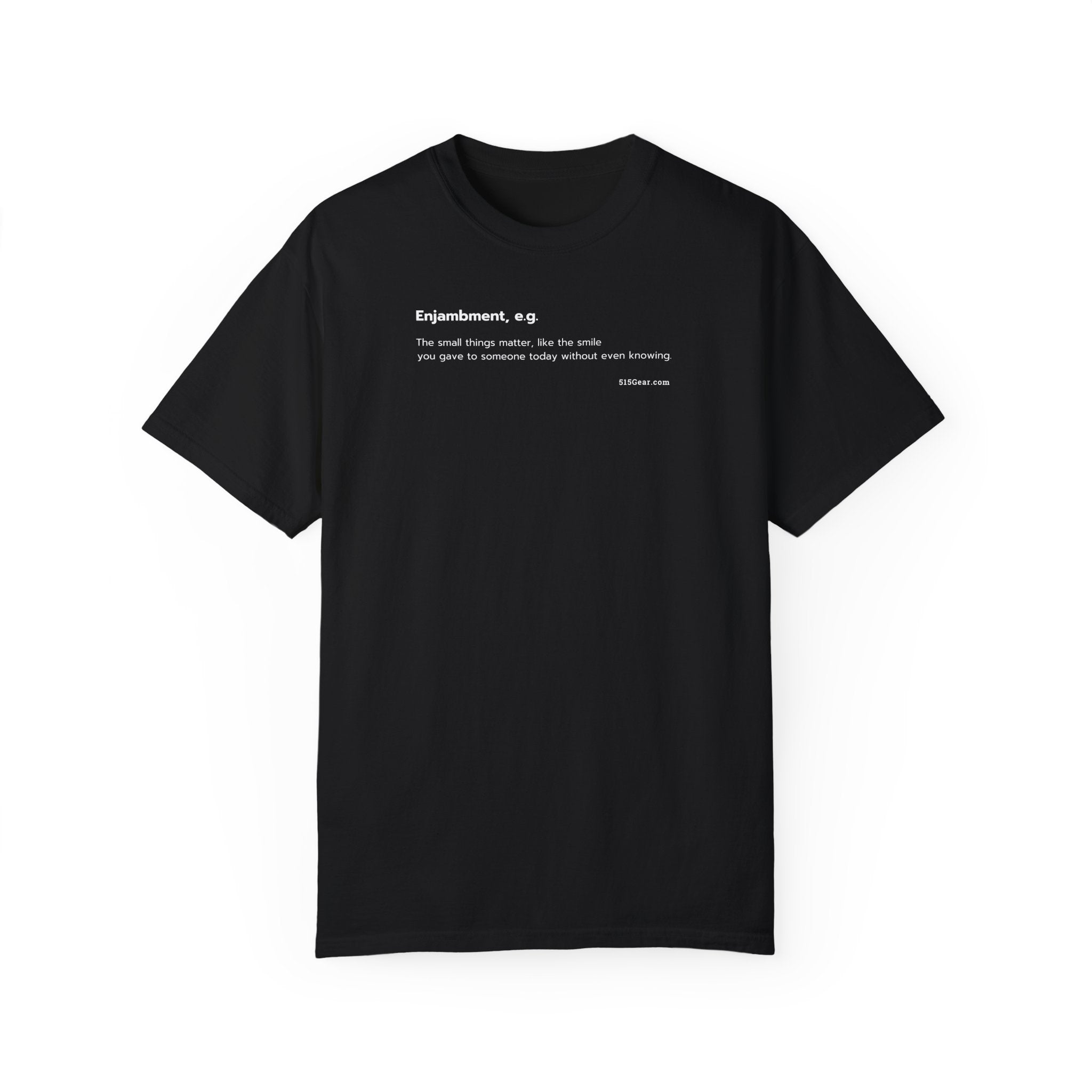 unisex adult t-shirt, word play | 515Gear.com | the small things matter