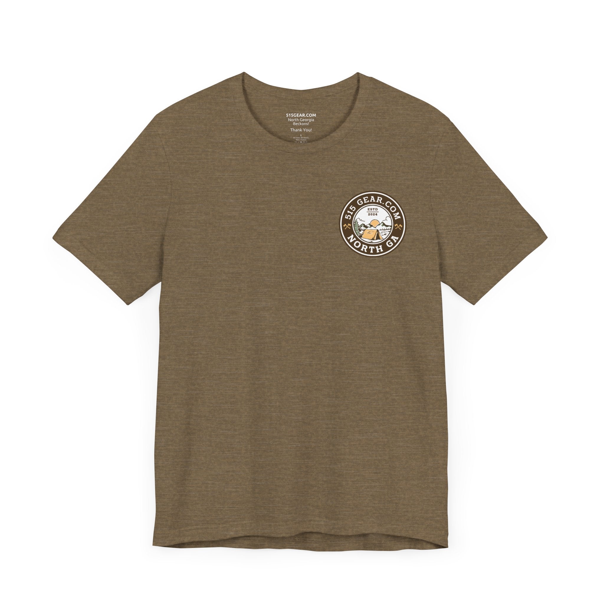 Unisex Adult T-shirt, Camping by 515Gear.com | Jasper, GA | Camp More Worry Less!