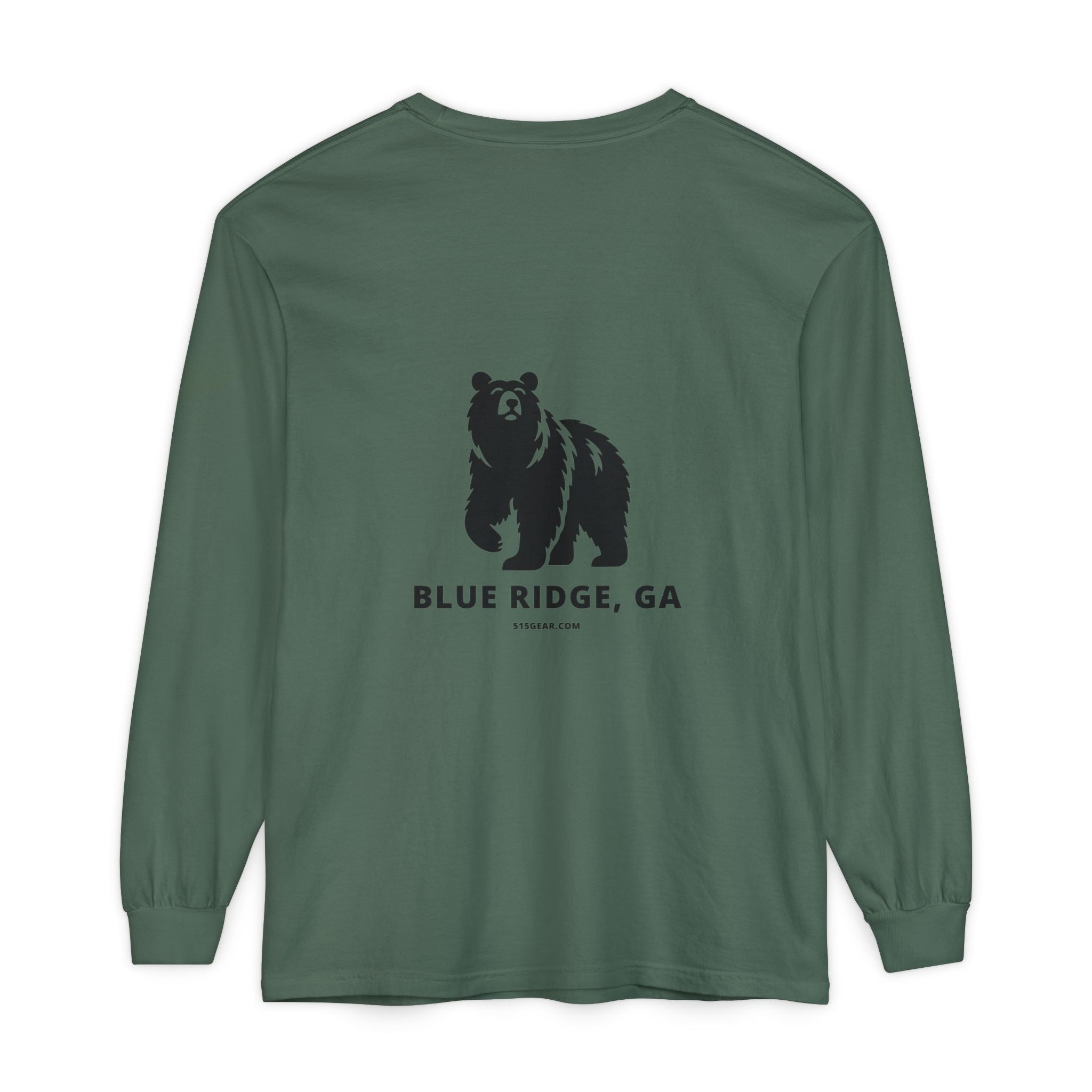 Unisex Adult Long Sleeve T-shirt, Bear Design by 515Gear.com | Blue Ridge, GA | Please don't feed the bears!