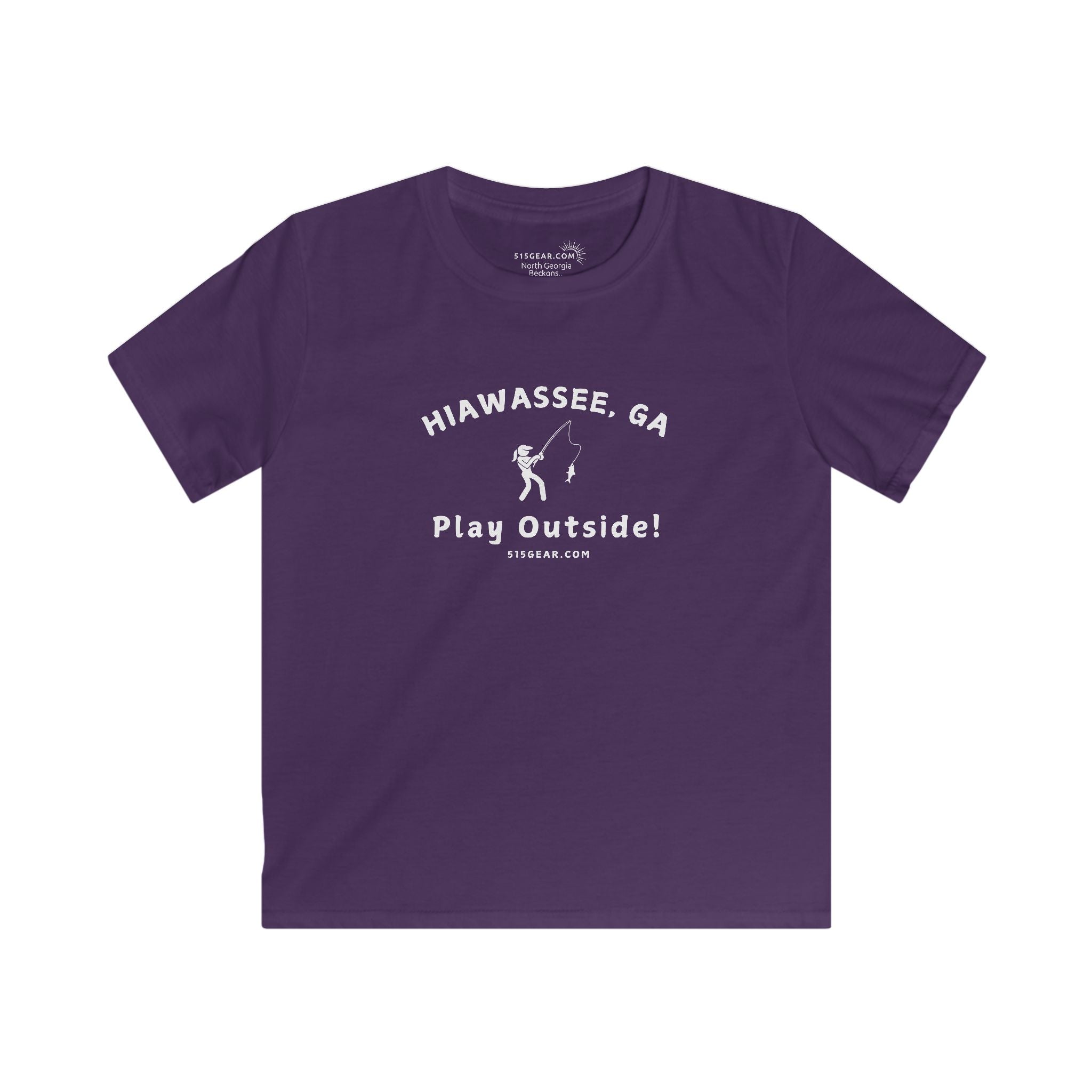 Kid’s T-Shirt, North GA Angler Adventure by 515Gear.com | Hiawassee, GA | Play Outside!