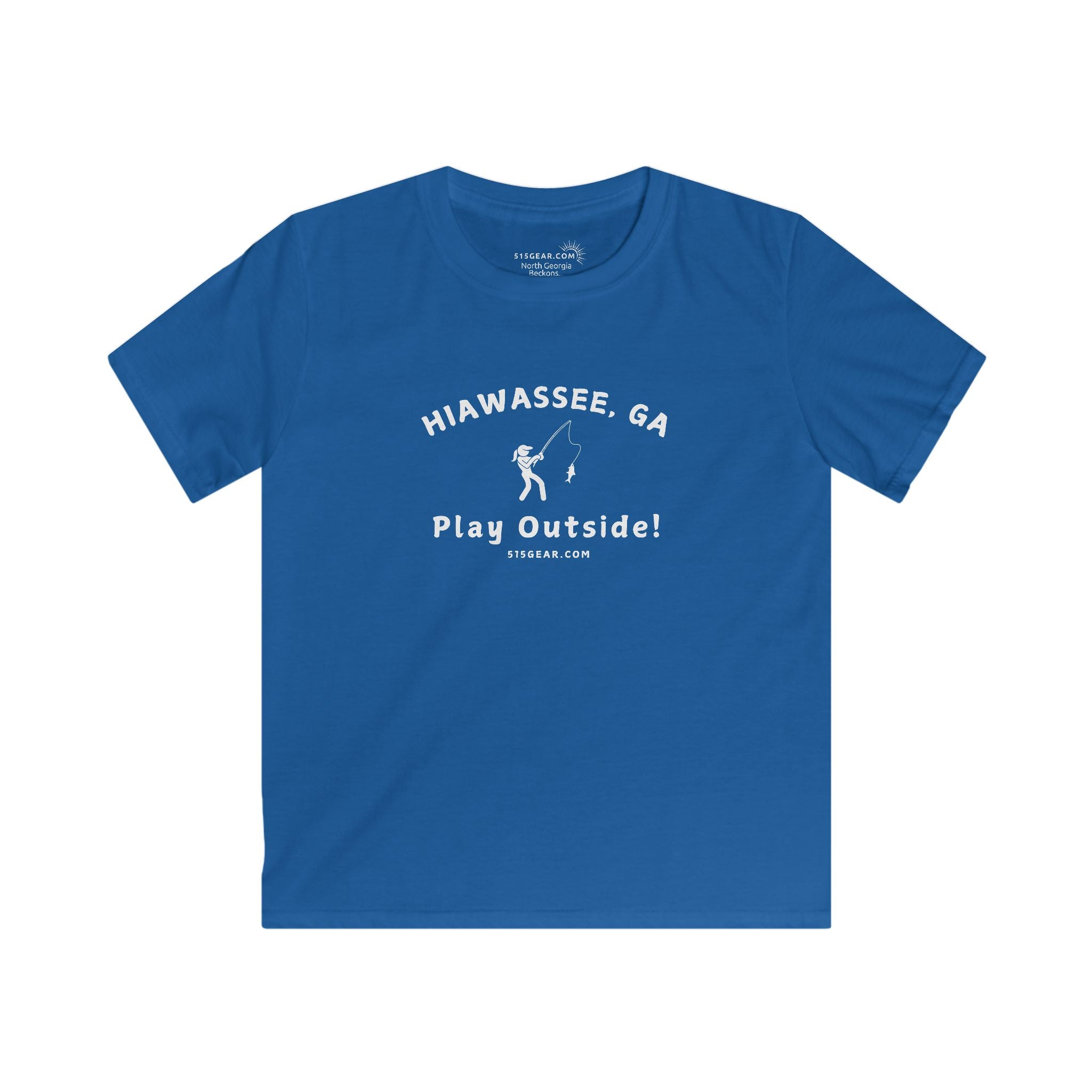 Kid’s T-Shirt, North GA Angler Adventure by 515Gear.com | Hiawassee, GA | Play Outside!