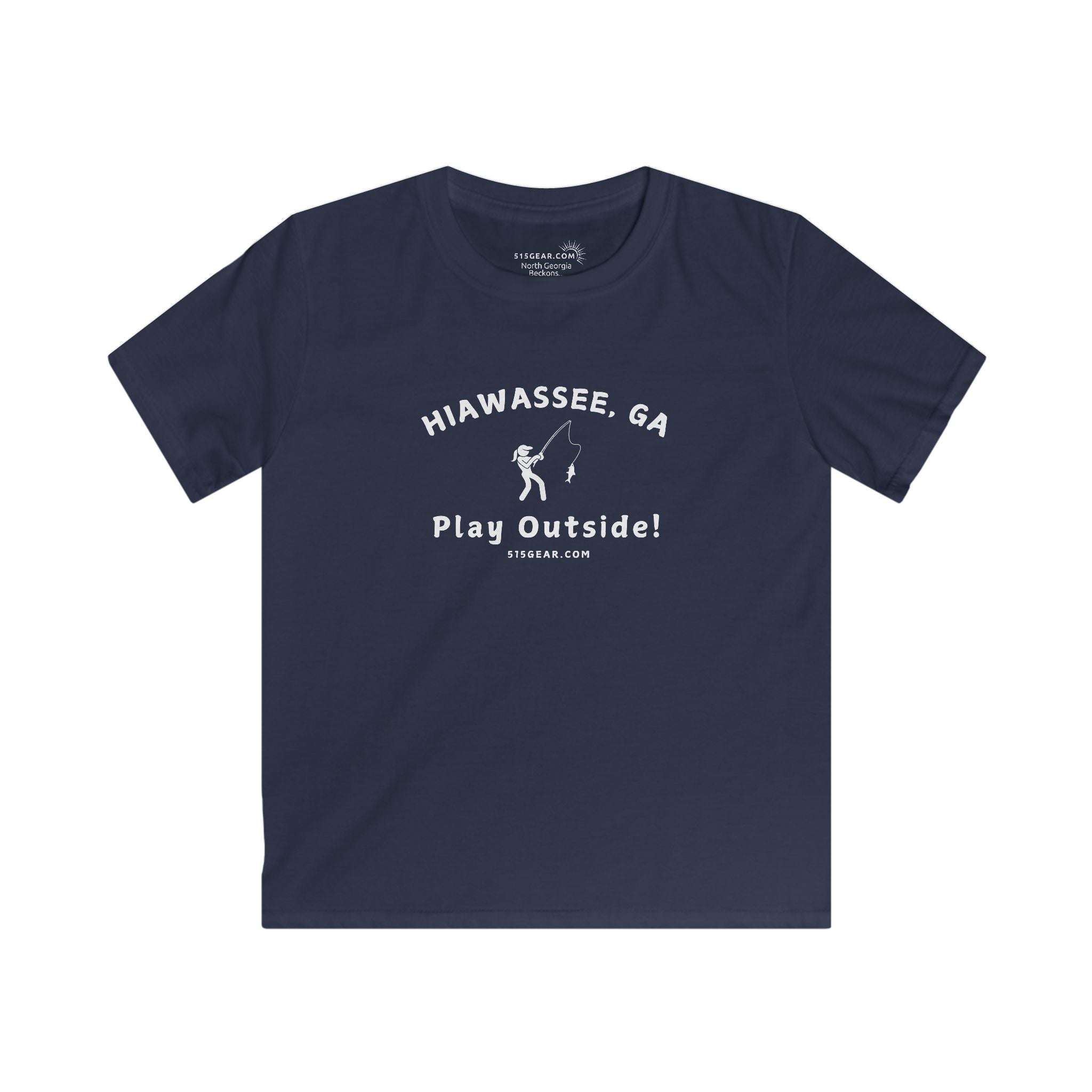 Kid’s T-Shirt, North GA Angler Adventure by 515Gear.com | Hiawassee, GA | Play Outside!