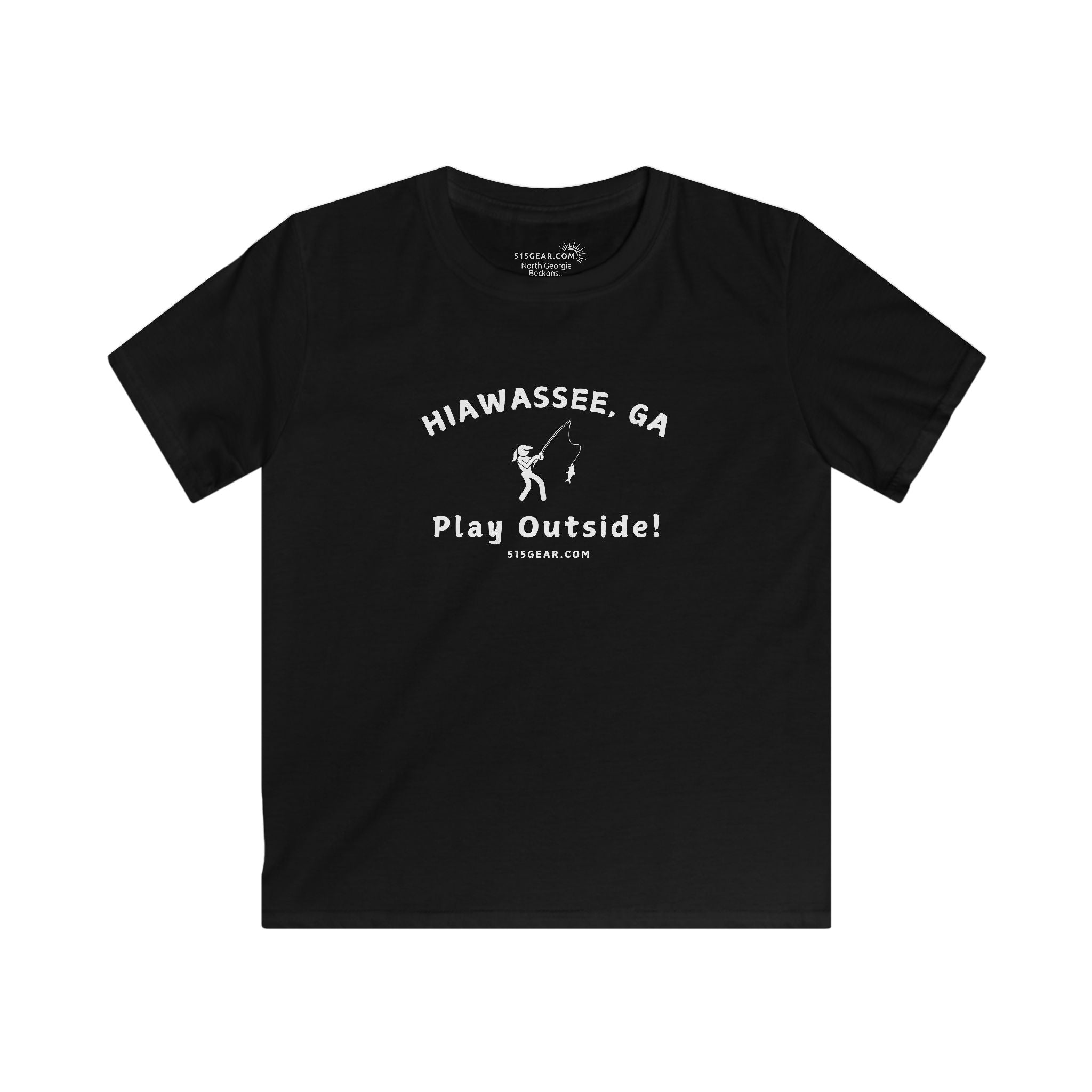 Kid’s T-Shirt, North GA Angler Adventure by 515Gear.com | Hiawassee, GA | Play Outside!