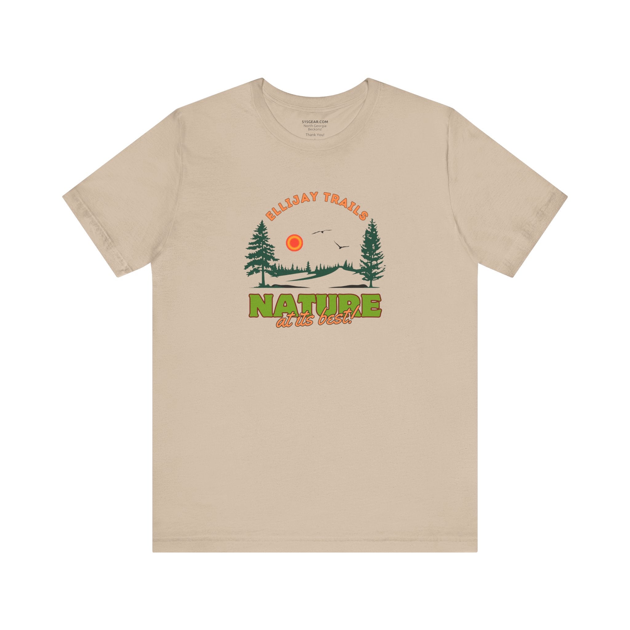 Unisex Adult T-shirt, Trails by 515Gear.com | Ellijay, GA | Nature at its Best!