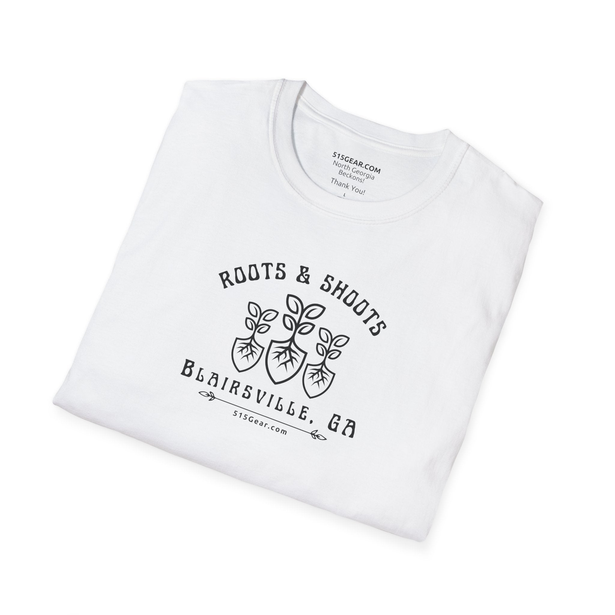 Blairsville, Roots & Shoots Gardening - Unisex T-shirt