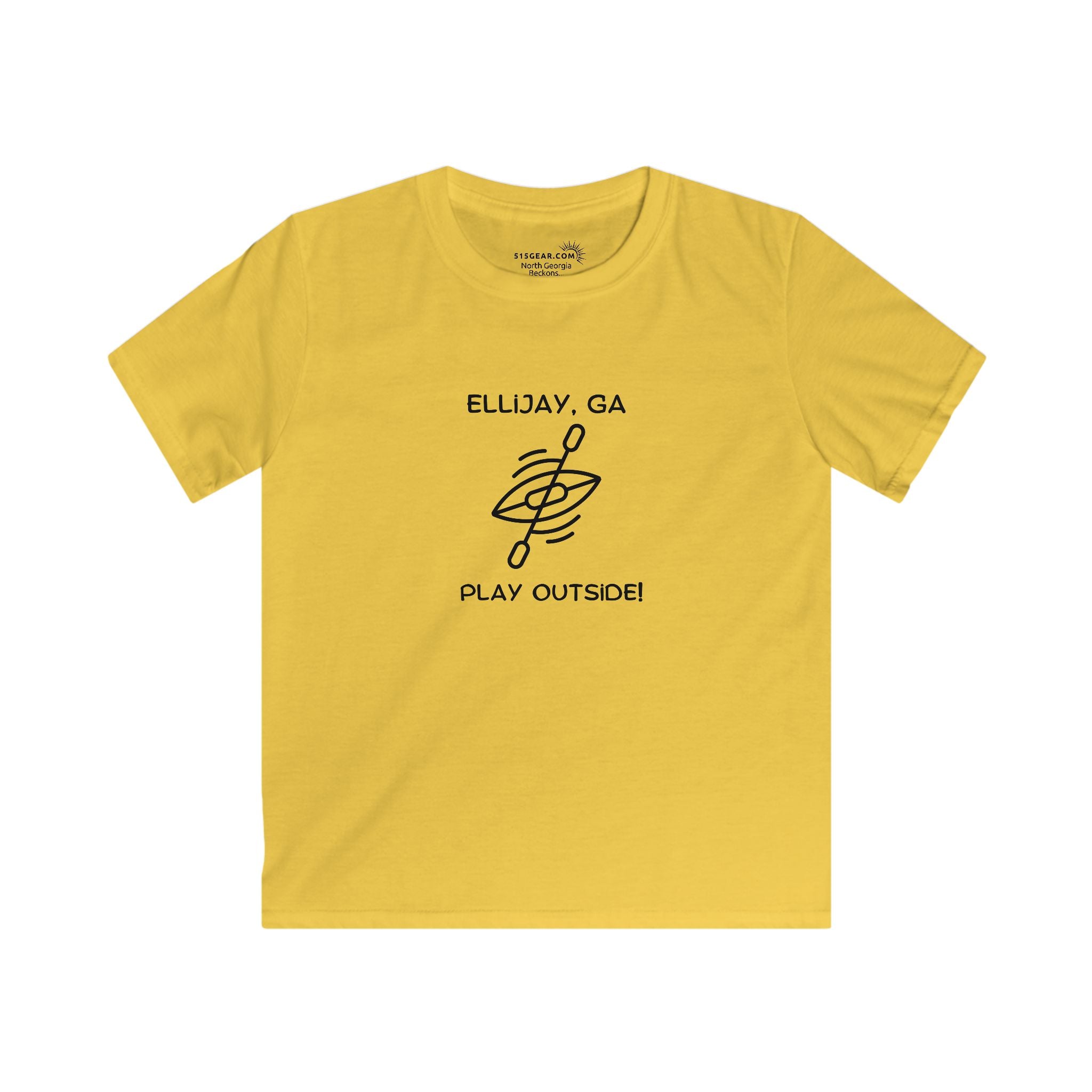 Kid’s T-Shirt, North GA Kayaking by 515Gear.com | Ellijay, GA | Play Outside!