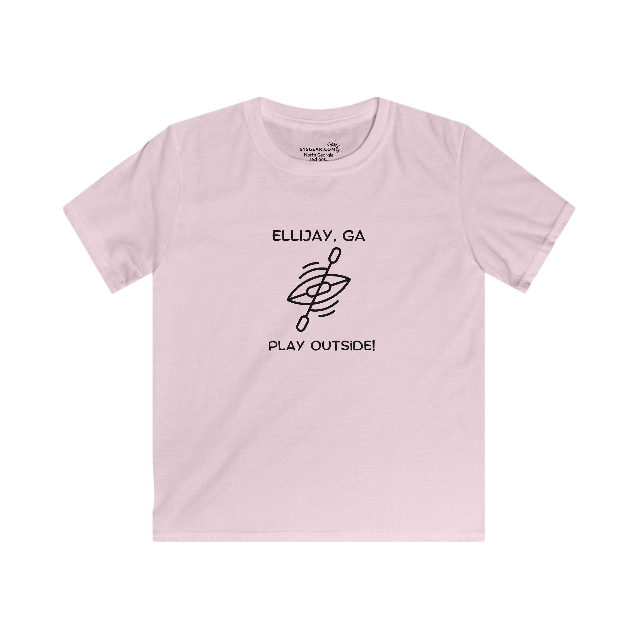 Kid’s T-Shirt, North GA Kayaking by 515Gear.com | Ellijay, GA | Play Outside!