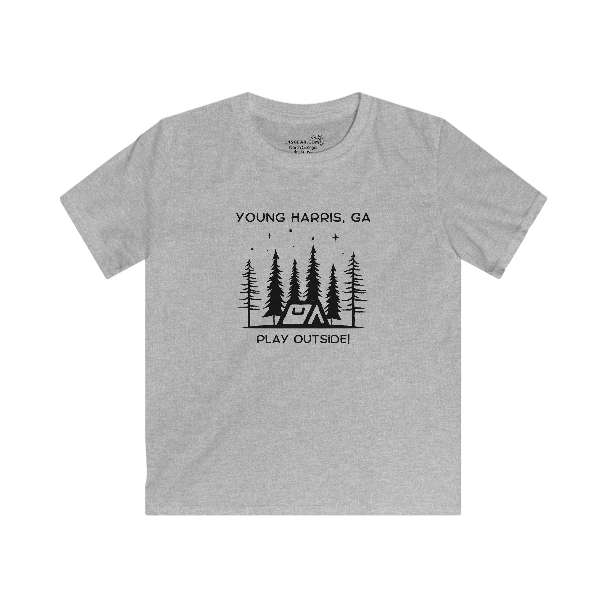Kid’s T-Shirt, North GA Camping, by 515Gear.com | Young Harris, GA | Play Outside!