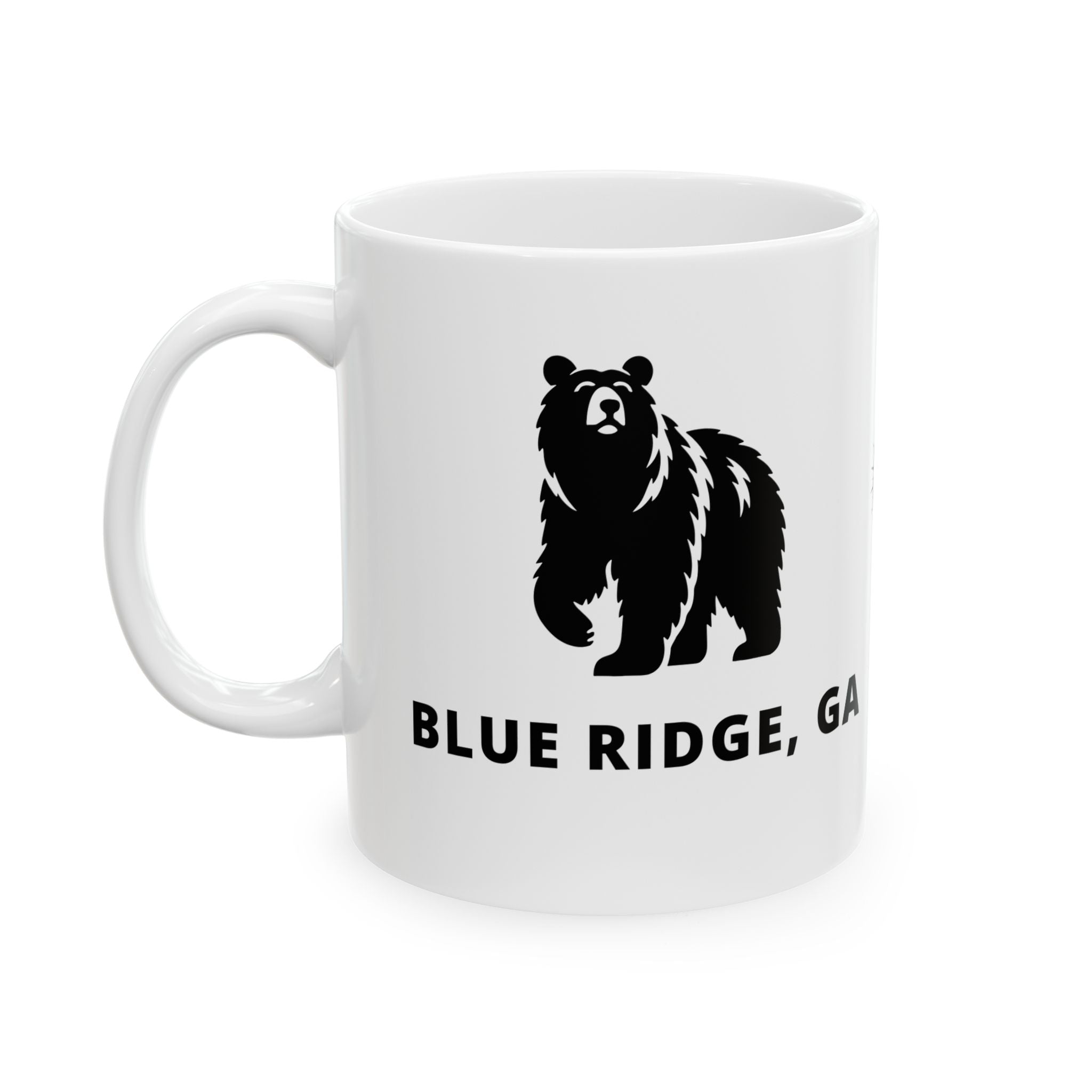North Georgia Mountains, Blue Ridge Coffee Mug – Black Bear Collection (11oz, 15oz)