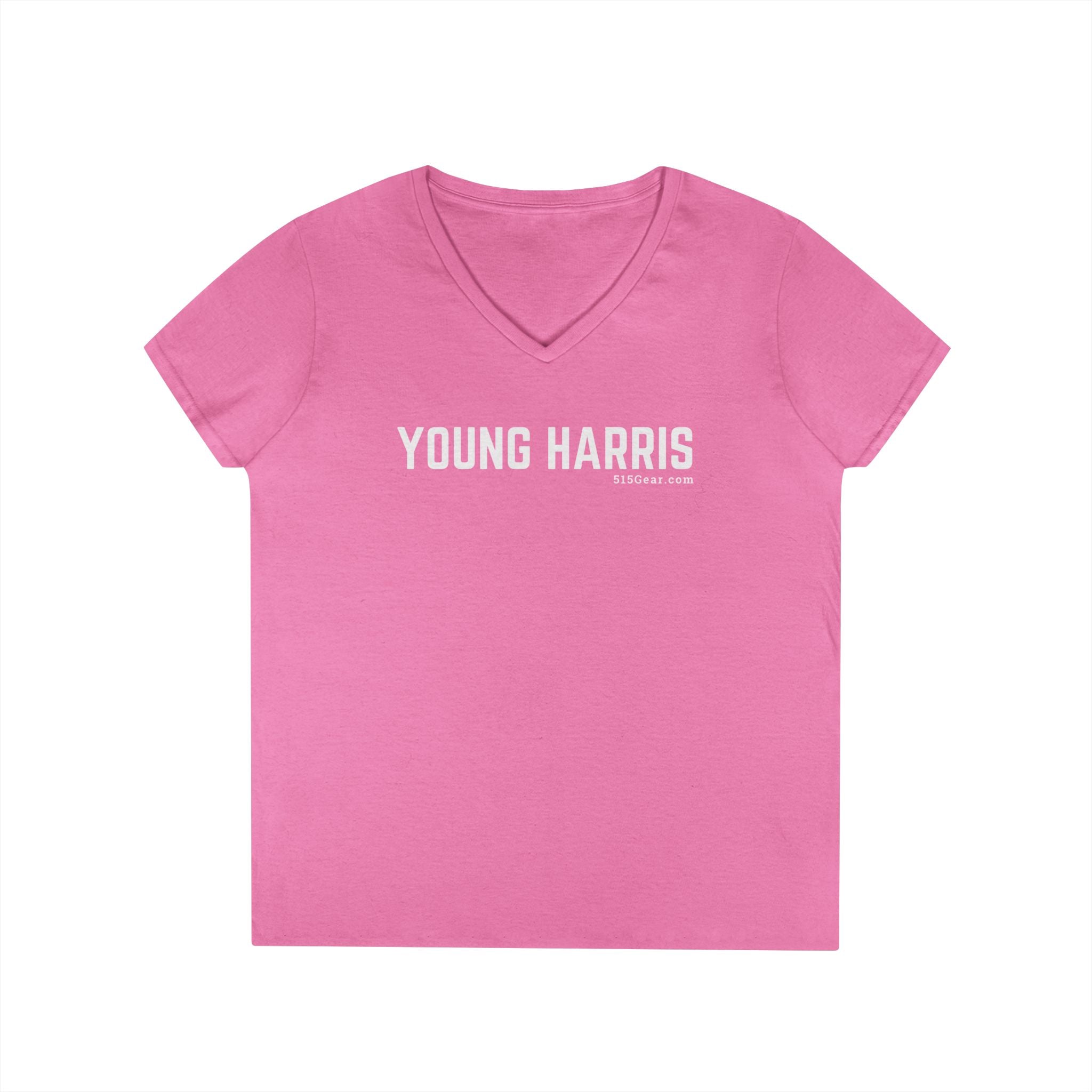 Women’s V-Neck T-shirt, by 515Gear.com | Young Harris, GA | Classic cotton, semi-fitted t-shirt