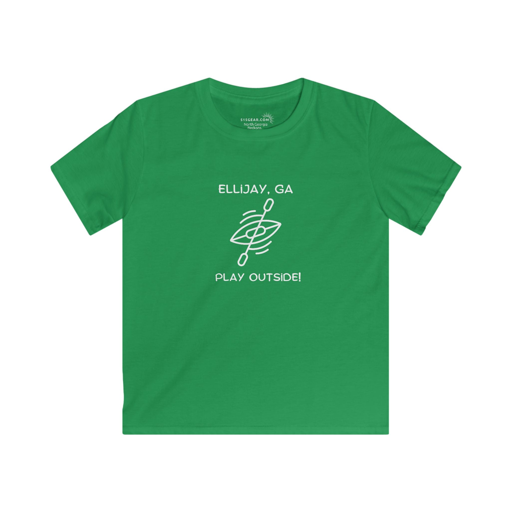 Kid’s T-Shirt, North GA Kayaking by 515Gear.com | Ellijay, GA | Play Outside!