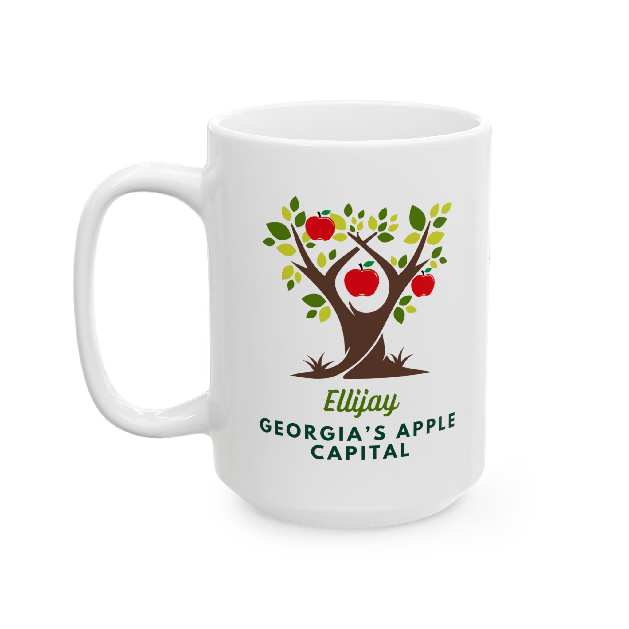 Georgia Apple Capital, Ellijay, GA - Ceramic Mug, (11oz, 15oz)