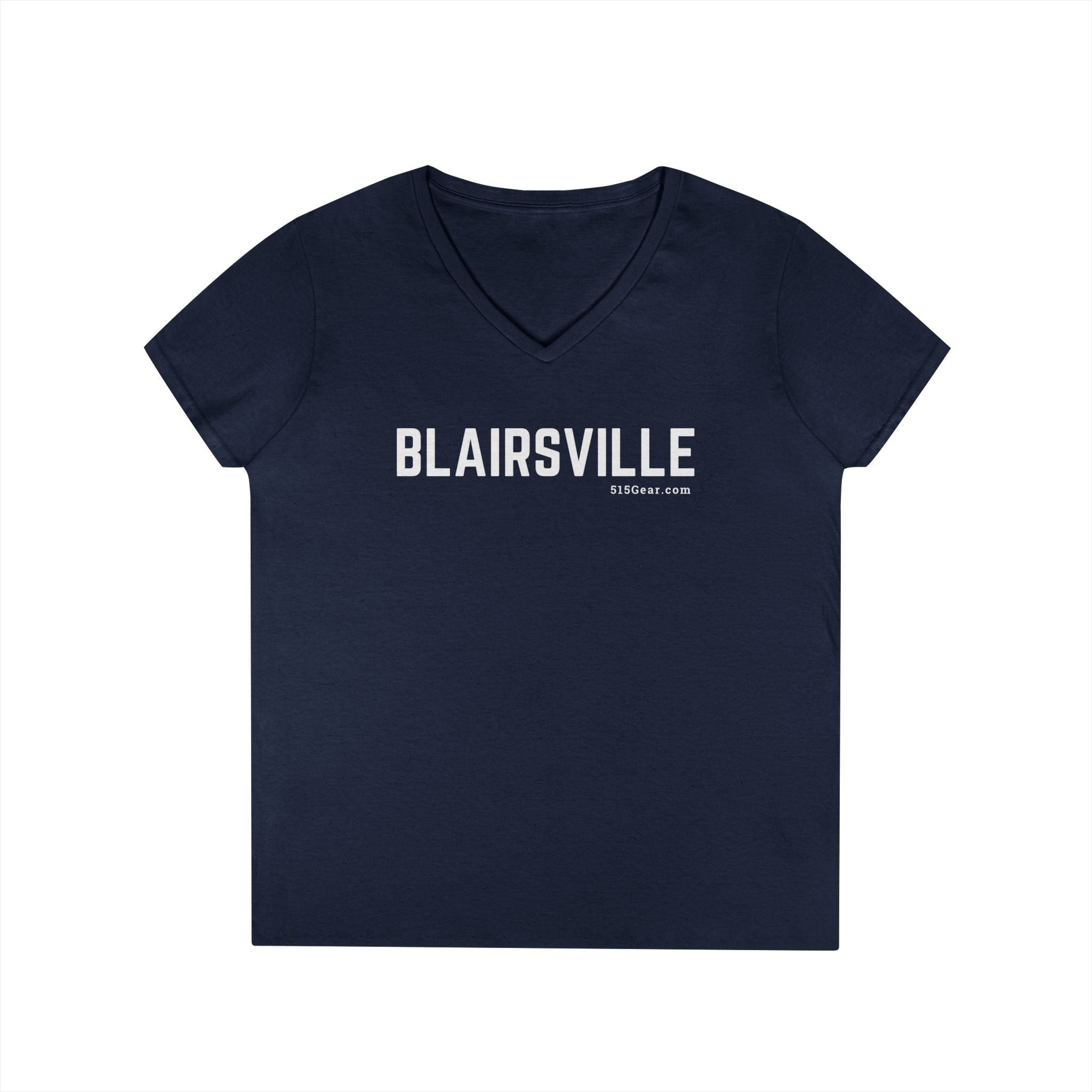 Women’s V-Neck T-shirt, by 515Gear.com | Blairsville, GA | Classic cotton, semi-fitted t-shirt